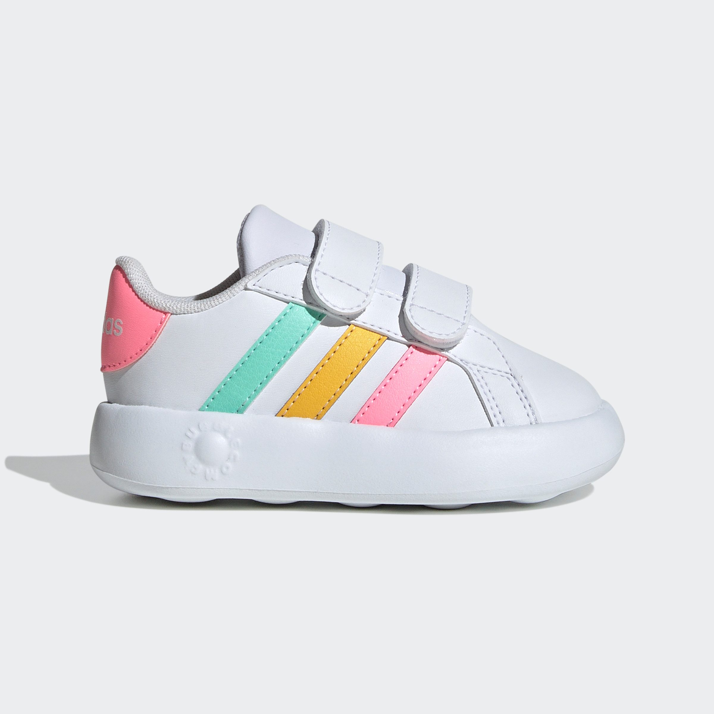 adidas Sportswear Klittenbandschoenen GRAND COURT 2.0 KIDS Design geïnspireerd op de adidas Superstar, voor kinderen