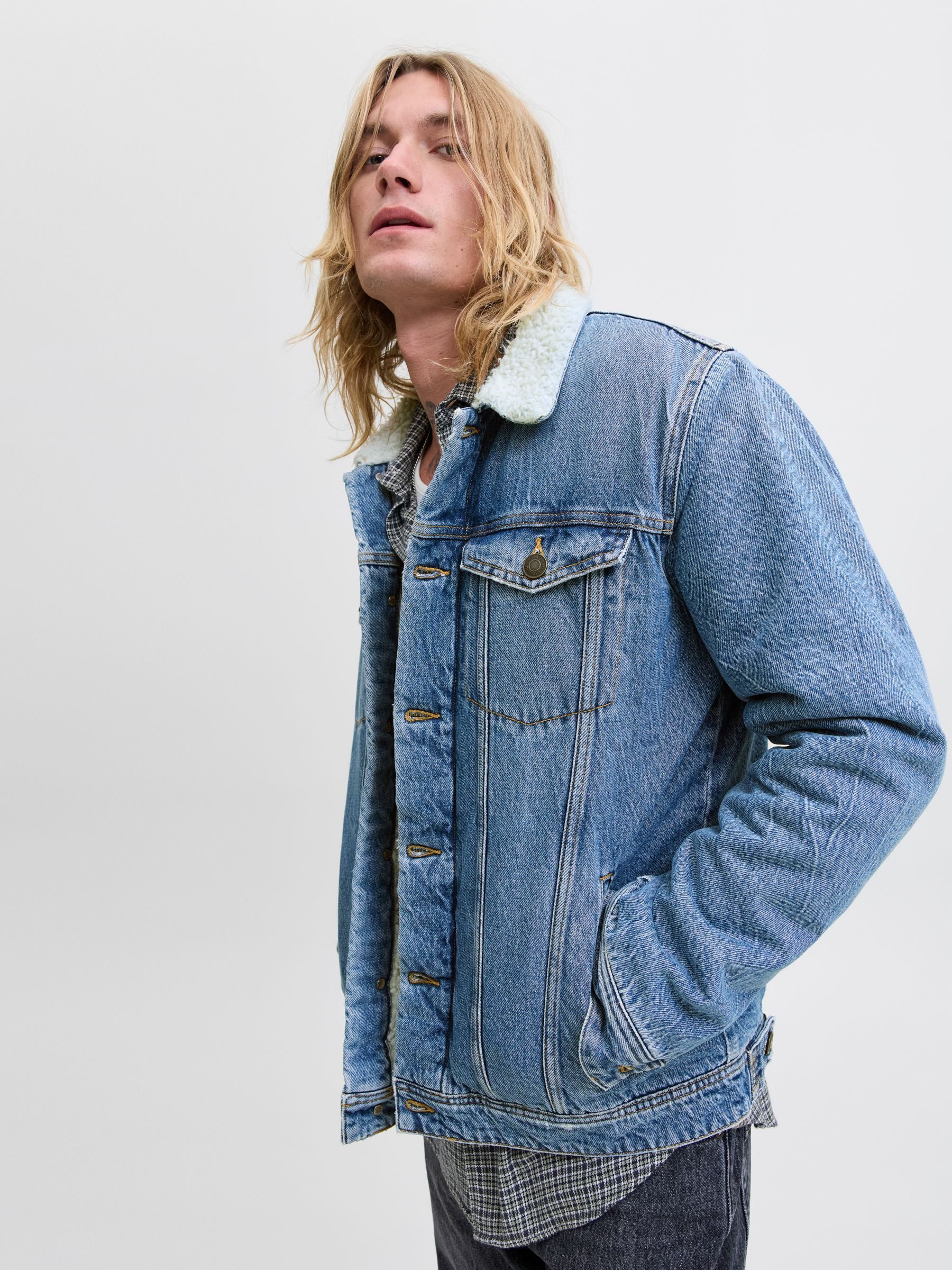 Jack & Jones Jeansjack JJIJEAN JJJACKET W. SHERPA AKM 024 SN