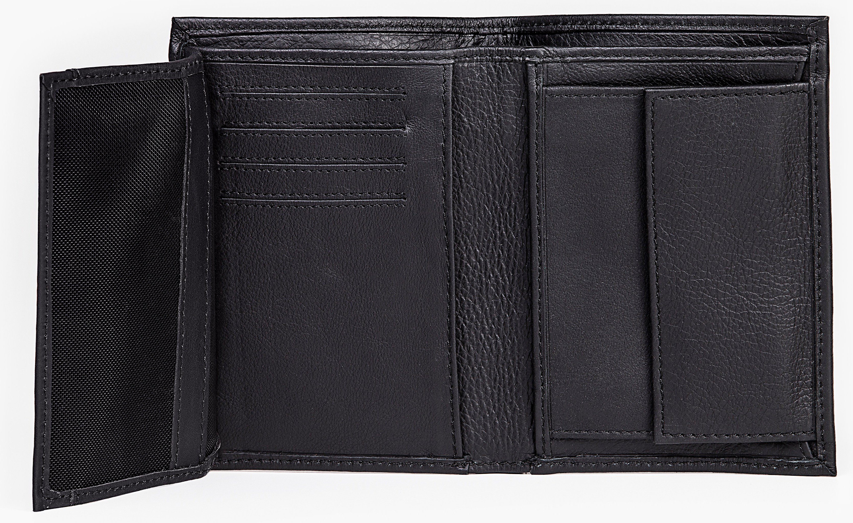 Levi's® Portemonnee VINTAGE TWO HORSE VERTICAL COIN WALLET met mooie embossing herenportemonnee van leer