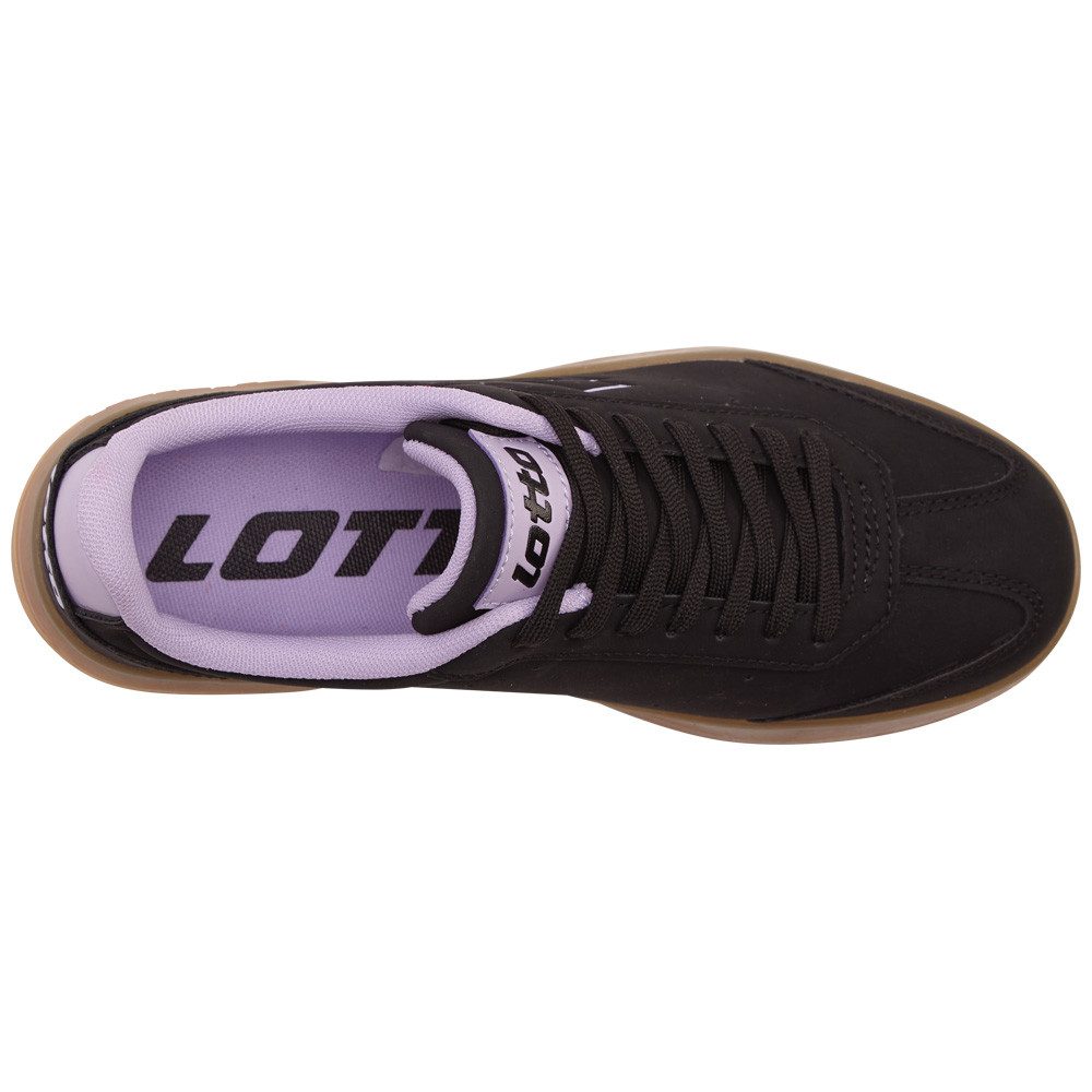 lotto Sneakers op honingkleurige plateau-sneakerzool