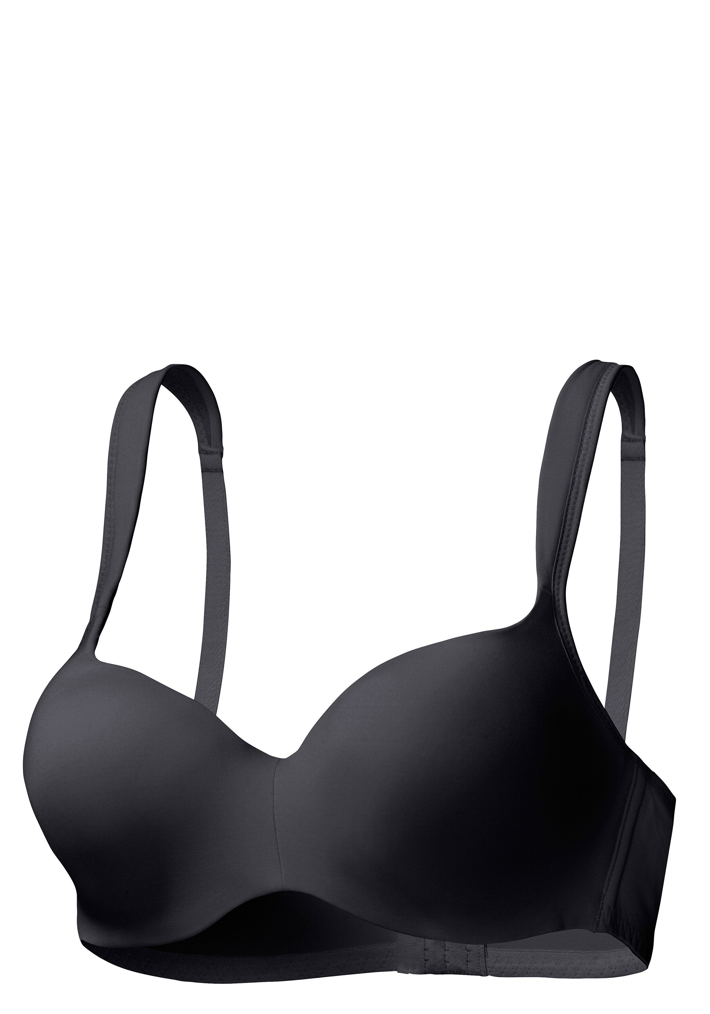 Nuance Bh met steuncups Optimizer met beugel dames voorgevormde bh's maat D zwart