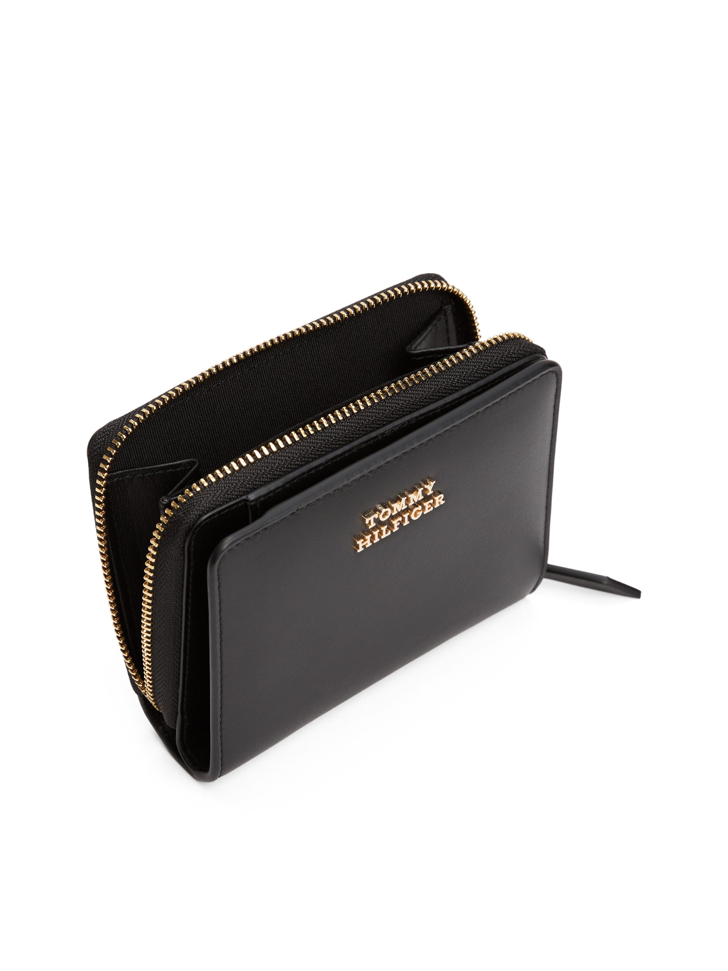 Tommy Hilfiger Portemonnee TH LEATHER SLG MED ZA FLAP