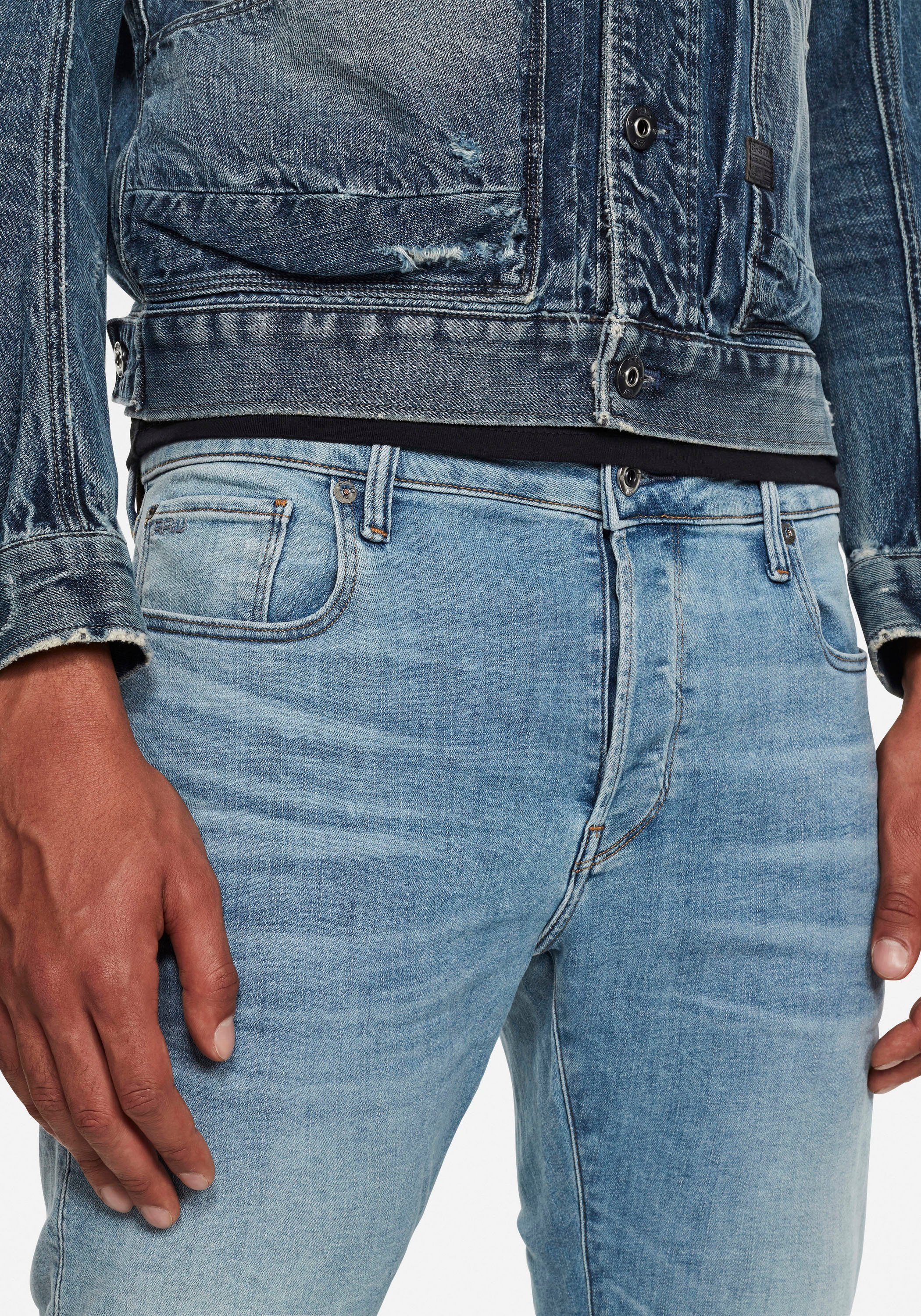 G-Star RAW Slim fit jeans 3301 Slim met mooie wassing en elastaan