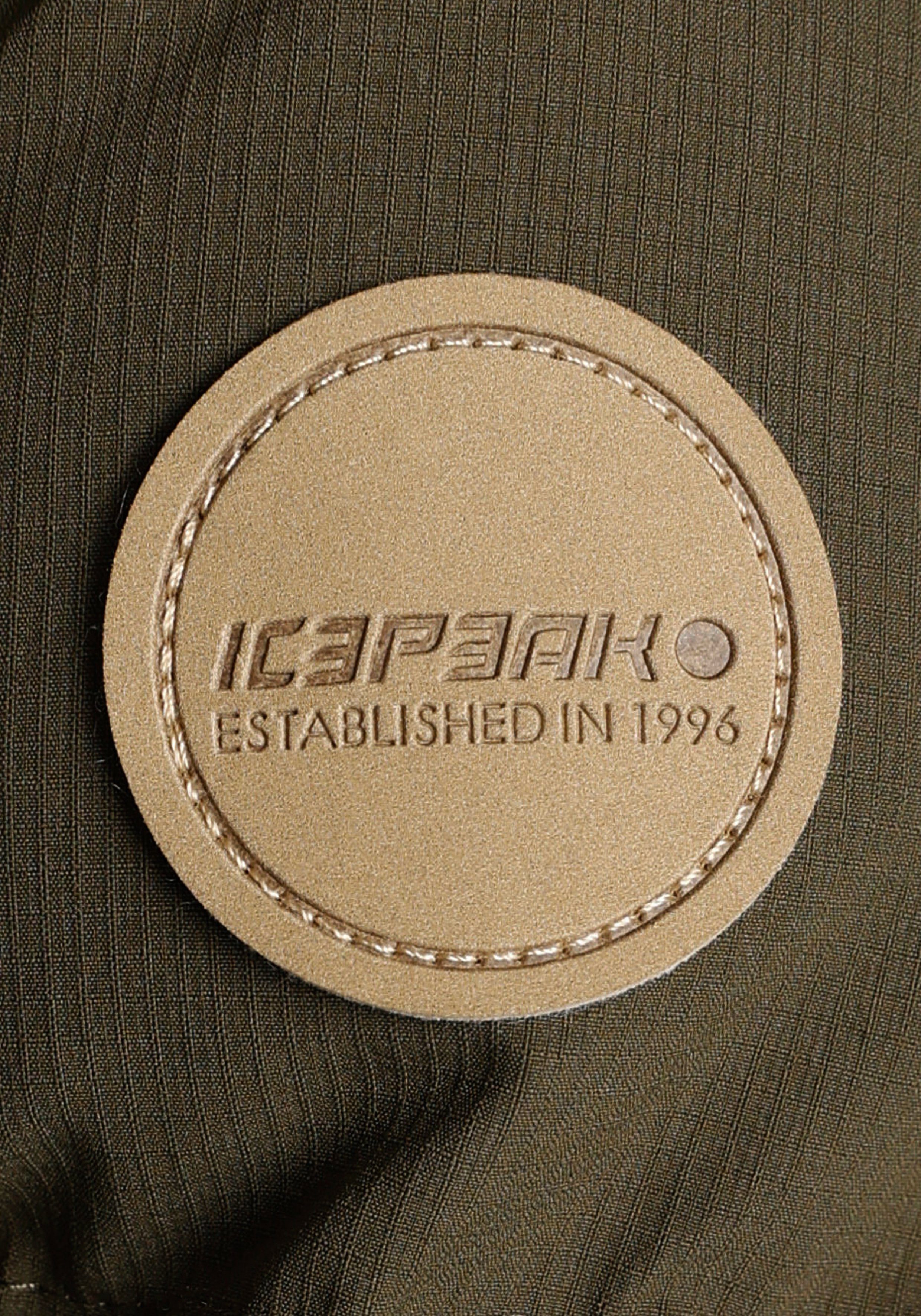 Icepeak Functionele jas BRILON met merkleerpatch op de bovenarm (1-delig)