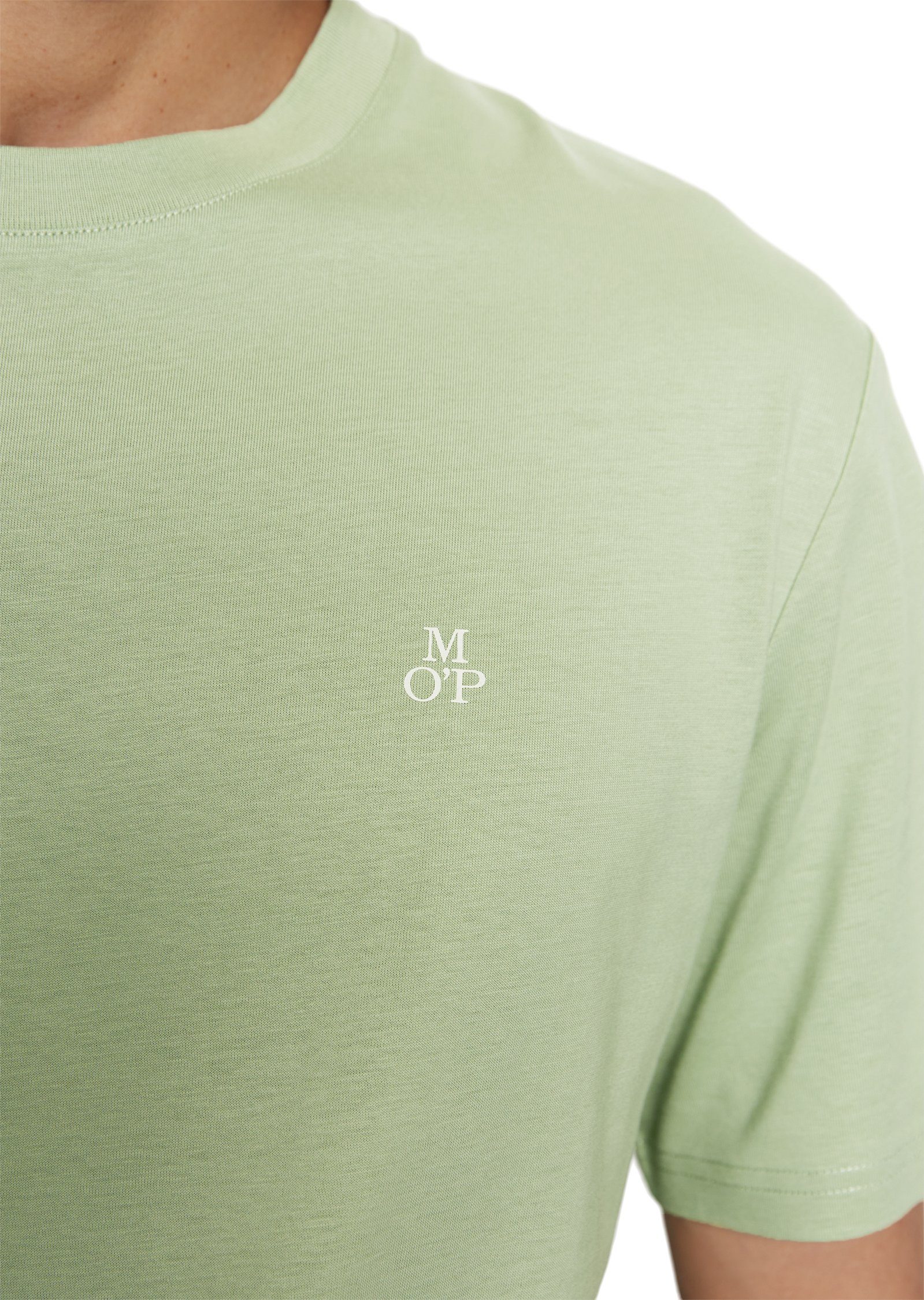 Marc O'Polo T-shirt short sleeve logo print ribbed collar