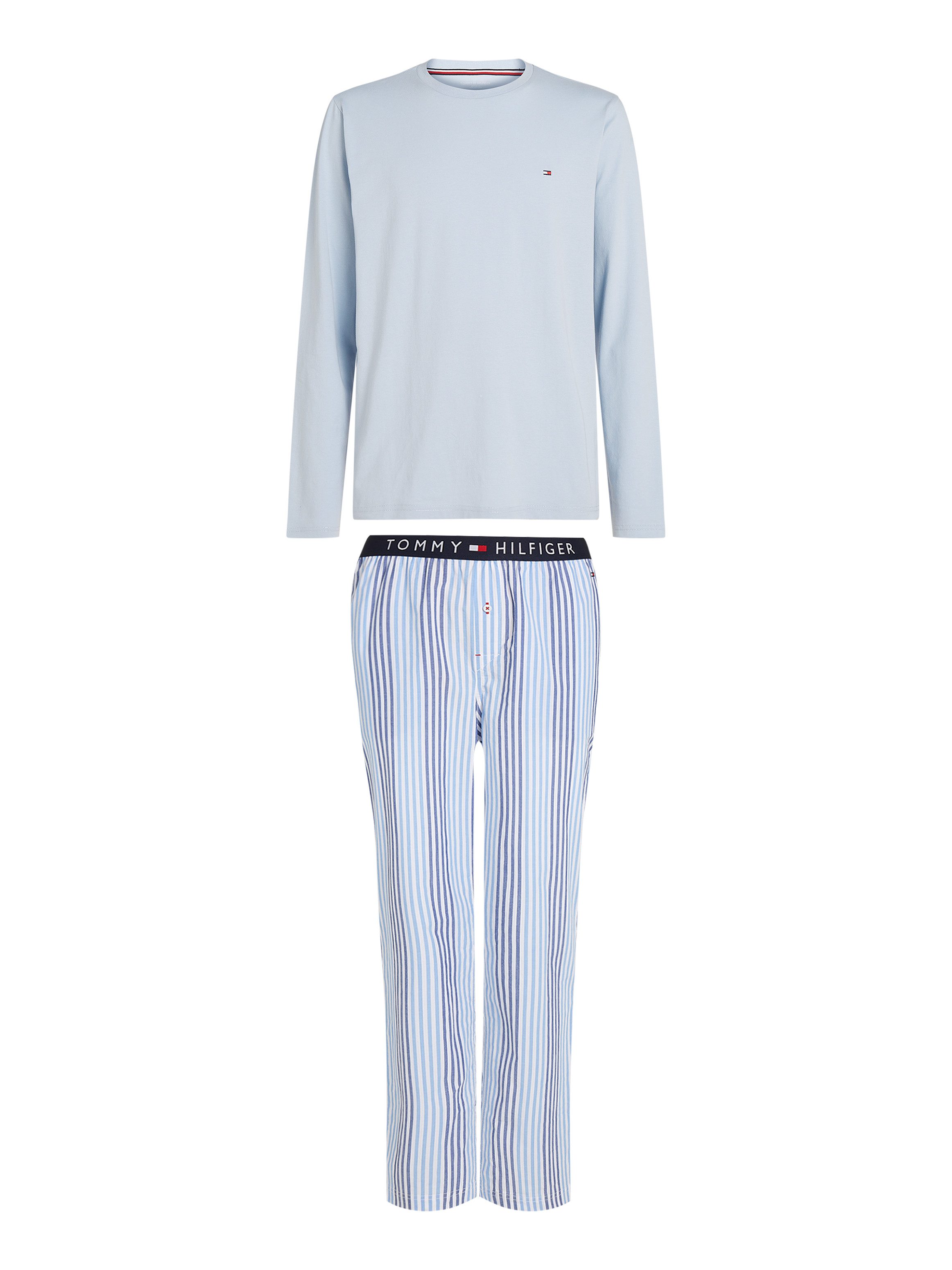 Tommy Hilfiger Underwear Pyjama LS PANT WOVEN SET PRINT (set, 2-delig, 2 stuks)