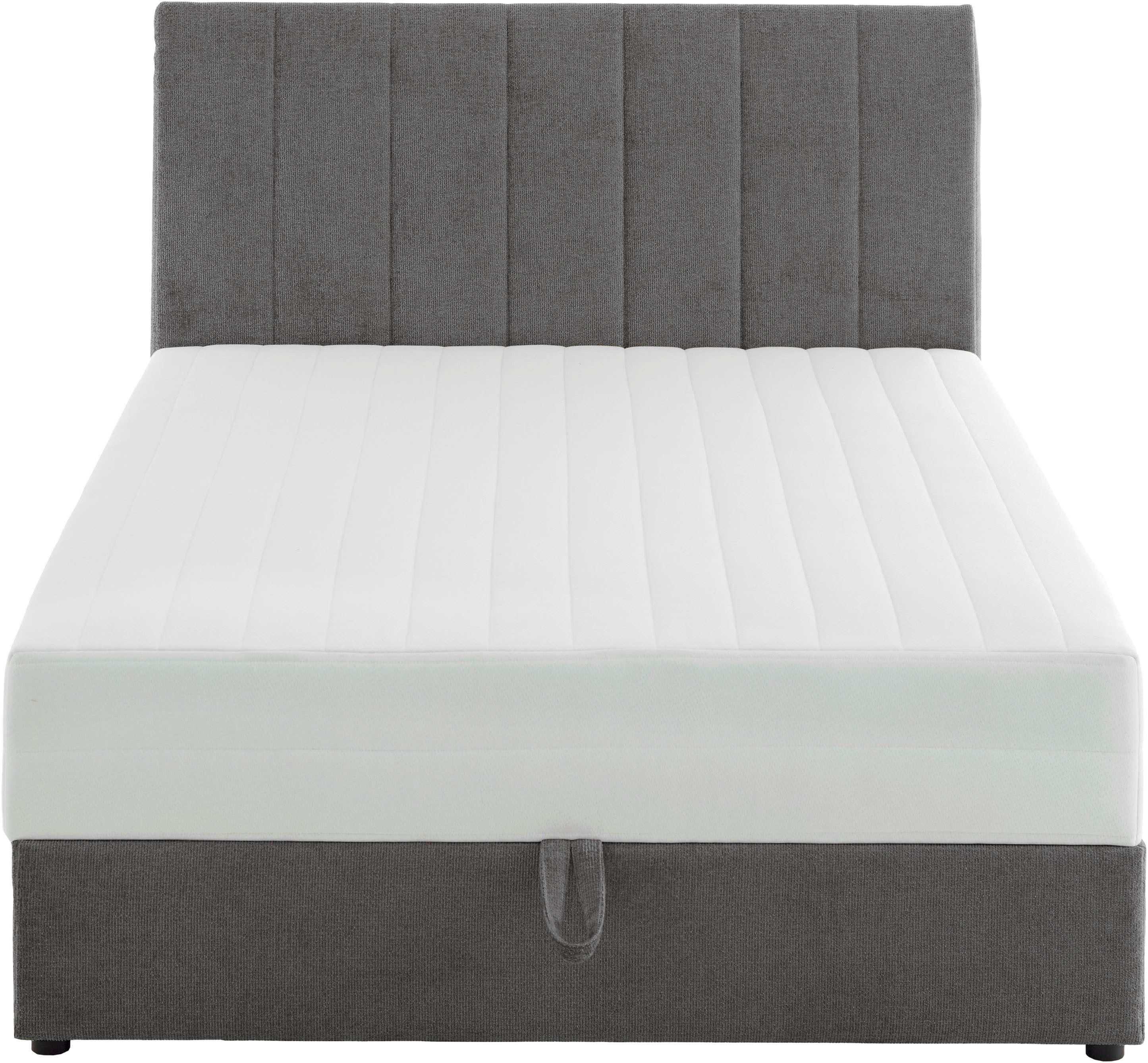 ATLANTIC home collection Boxspring ALISIA Met pocketvering, bedlade en kussenrol in originele bekleding