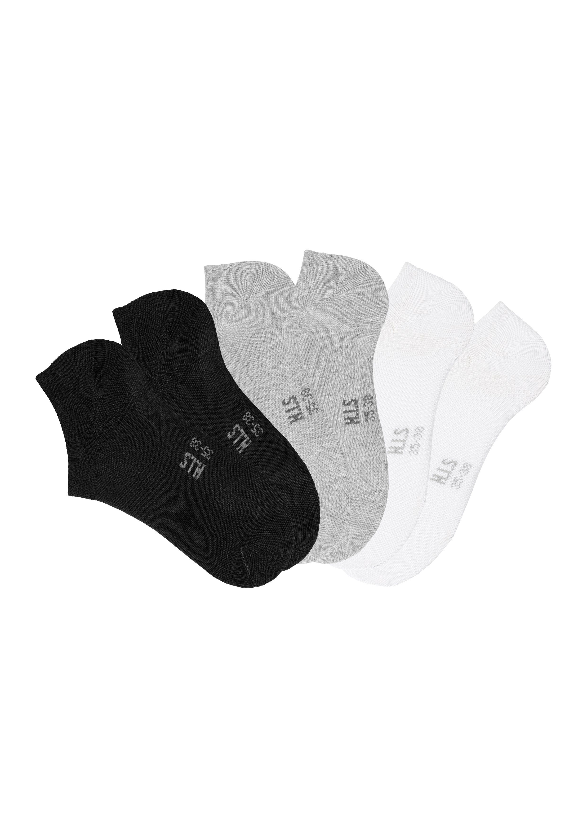 H.I.S Sneakersokken met bijzonder korte schacht (set, 6 paar)