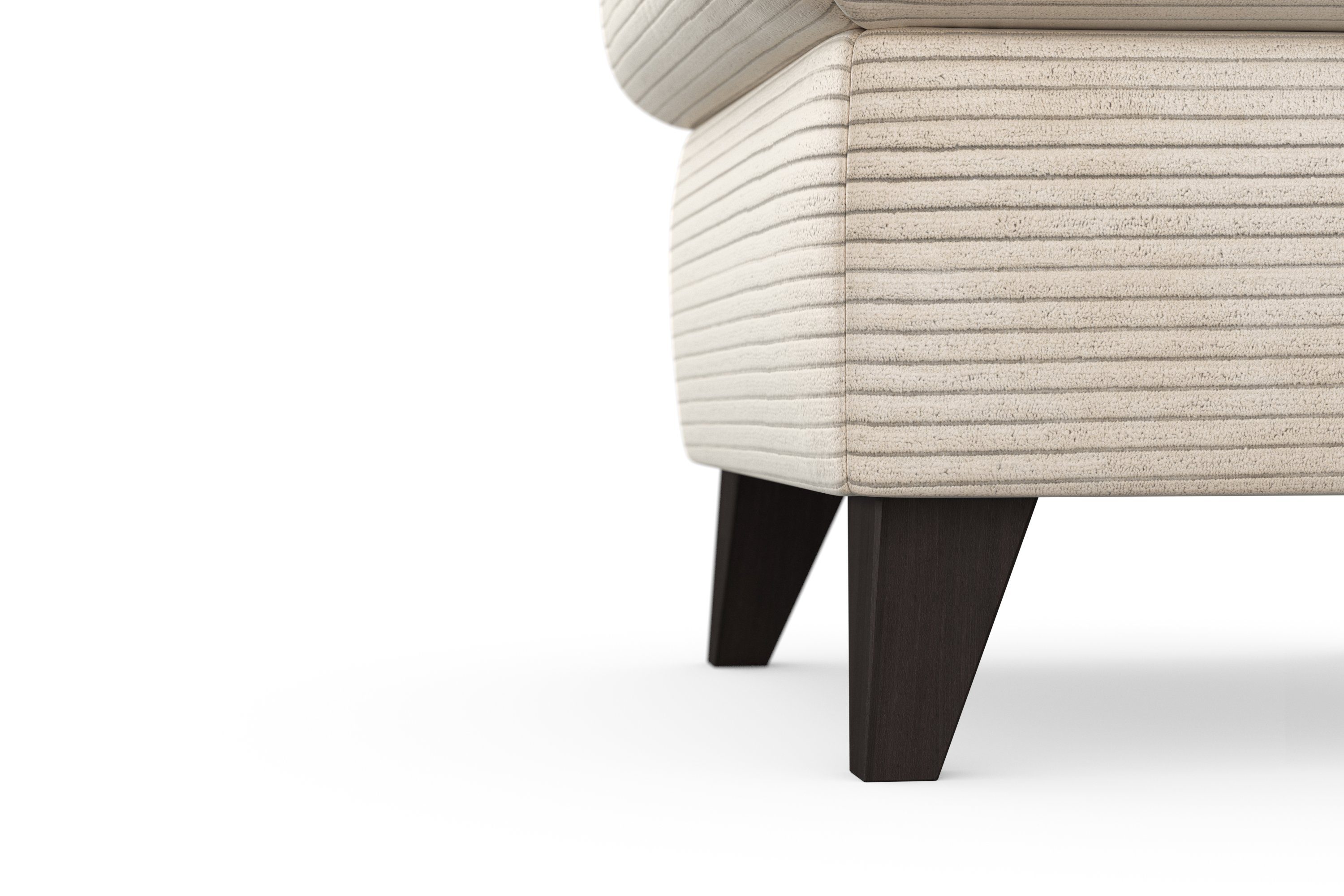 Home affaire Hocker Trelleborg Cord-bekleding, met opbergvak, inclusief binnenveringsinterieur