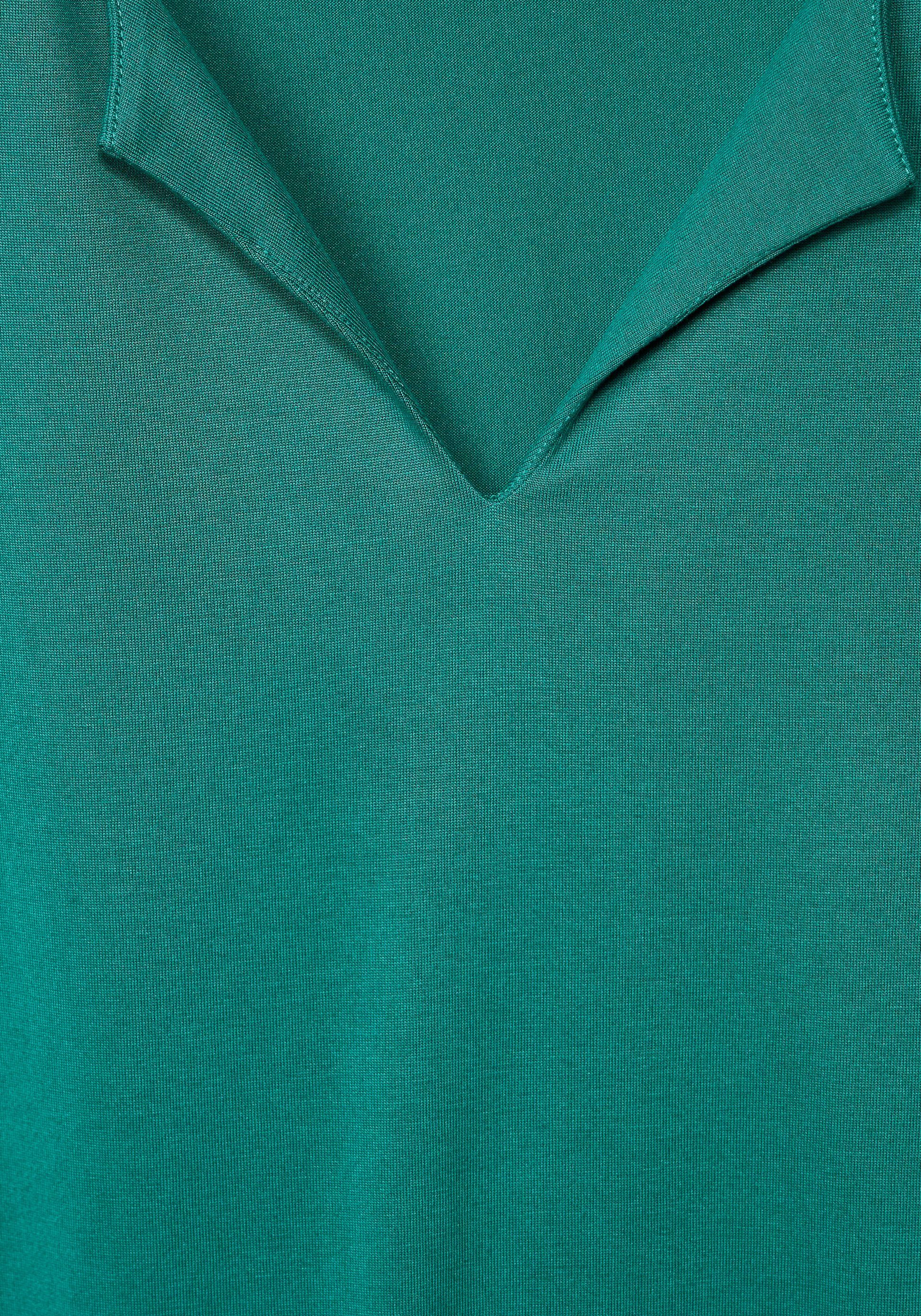 STREET ONE Shirttop in zijde-look