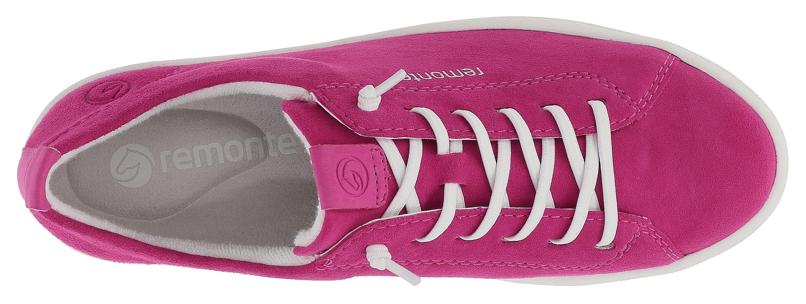 Remonte Slip-on sneakers Plateau sneaker, slipper, vrijetijdsschoen met praktische verwisselbare inlegzool
