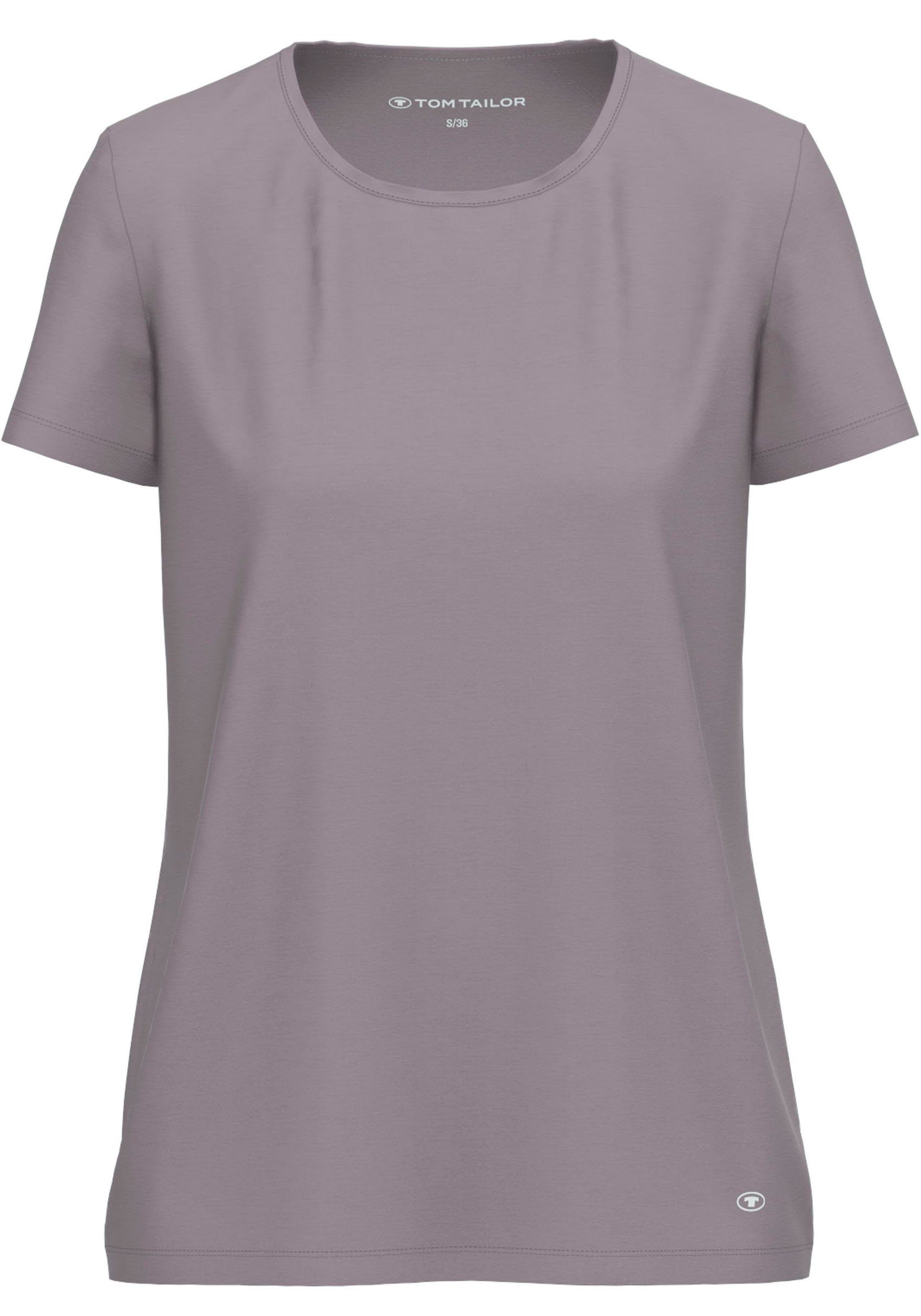 Tom Tailor T-shirt Florence dames t-shirts maat 38 grijs