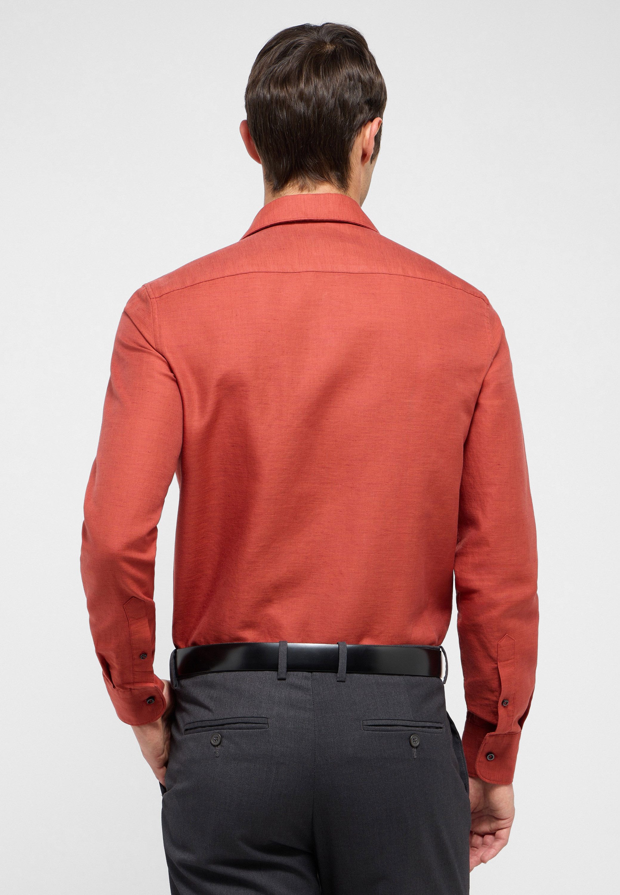 Eterna Overhemd met lange mouwen Slim fit EASY IRON (gemakkelijk te strijken)