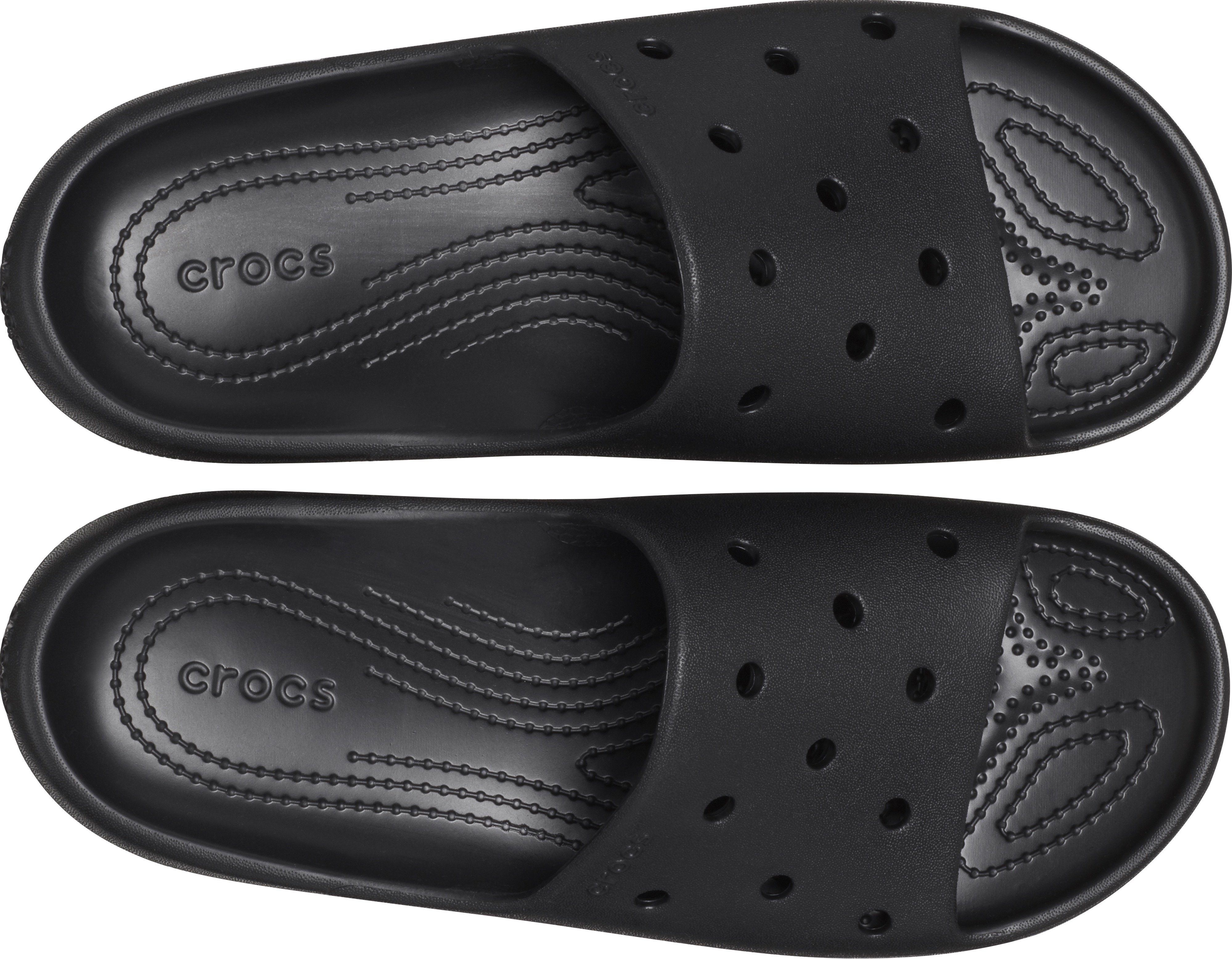 Crocs Badslippers Classic Slide V2 , zomerschoen, badschoen, slippers, met ventilatieopeningen, g-breedte