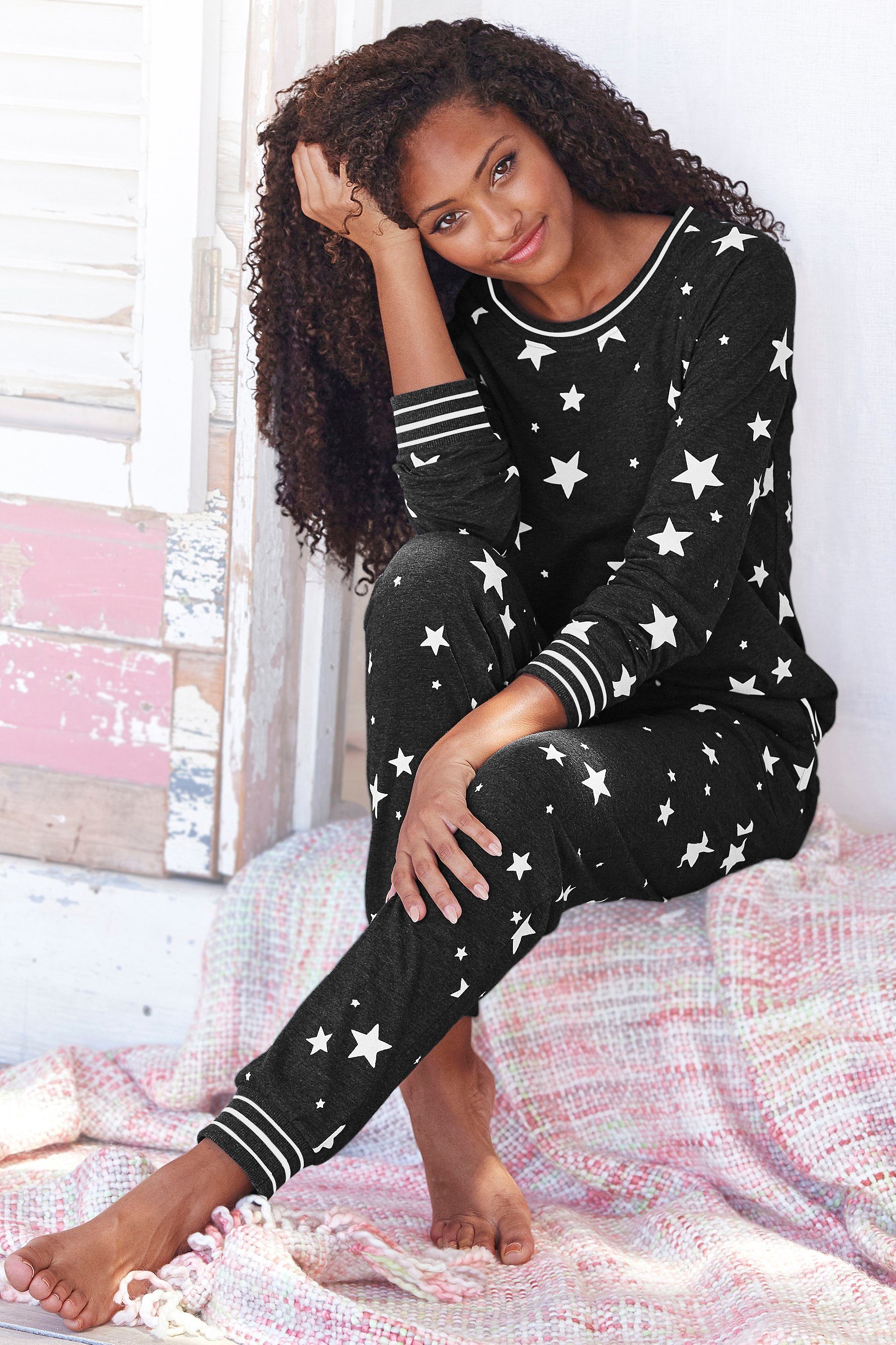 Vivance Dreams Pyjama met sterrenprint