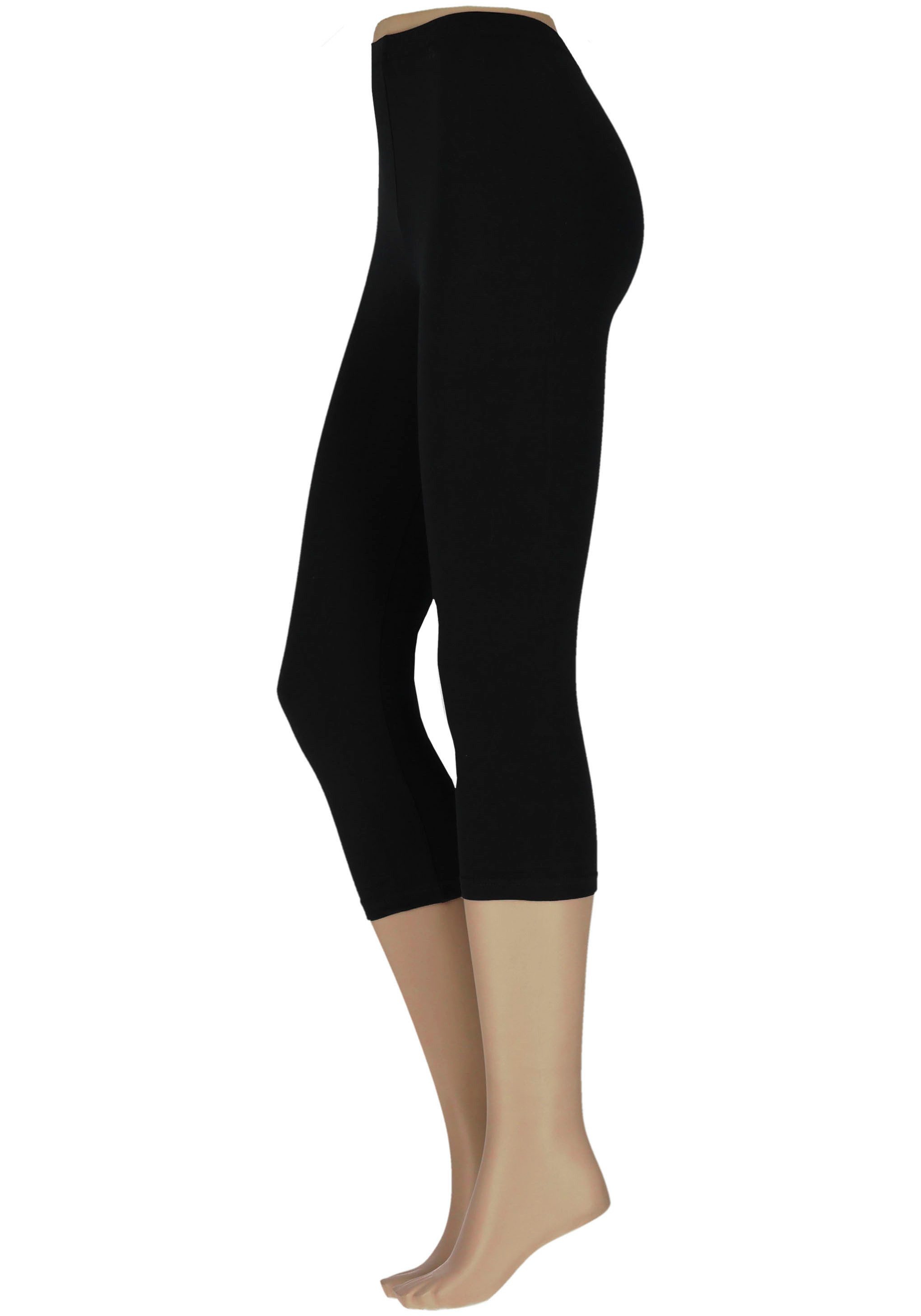 Sarlini 3/4 legging Dames Capri ¾ legging van zachte, comfortabele katoen. Draagcomfort.