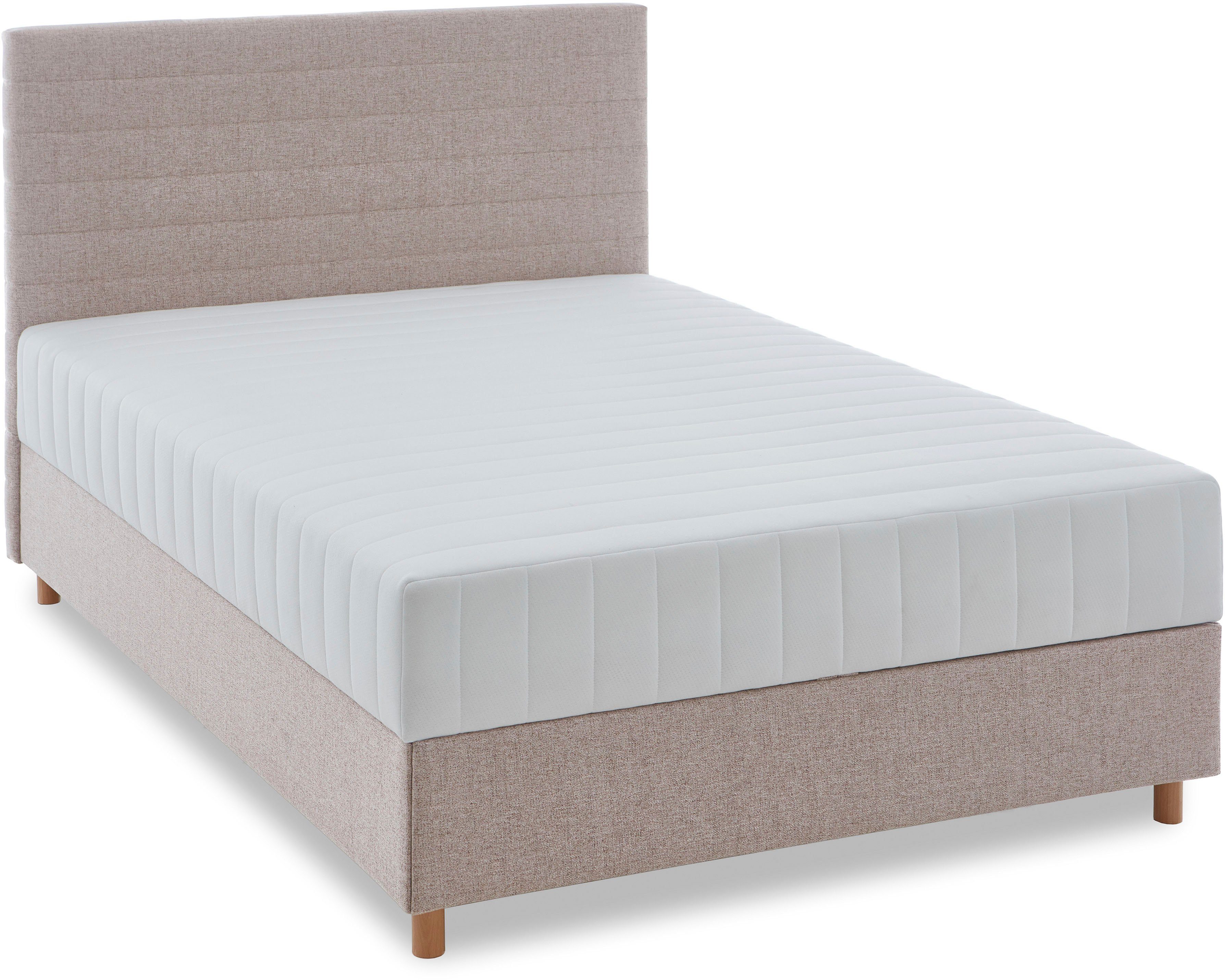 ATLANTIC home collection Ledikant met bergruimte Josie met pocketveringsmatras en bedkist