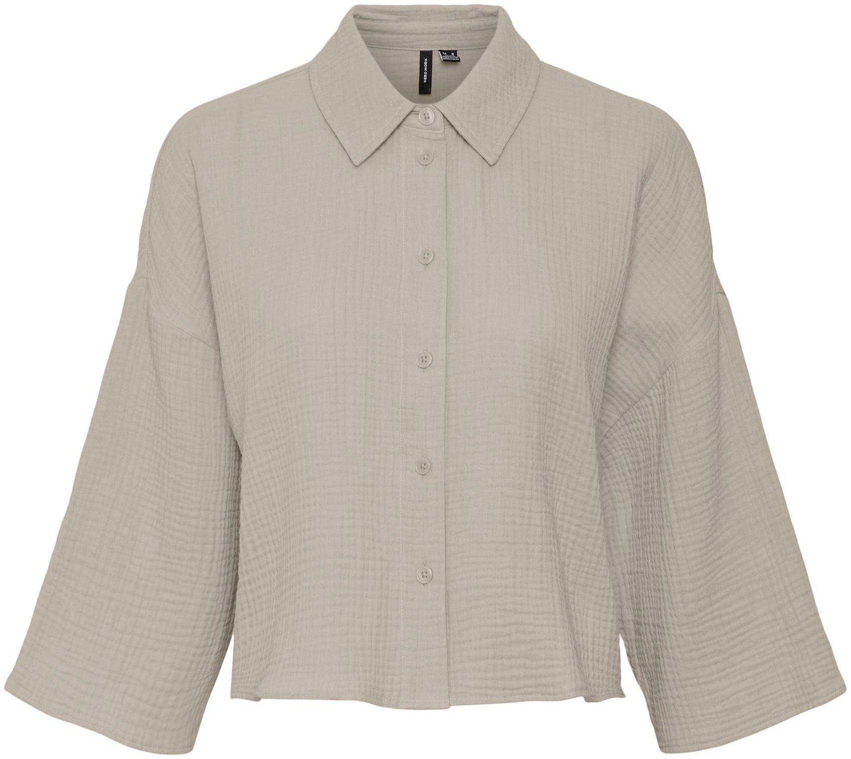 Vero Moda Overhemdblouse VMNATALI CROP SHIRT WVN NOOS