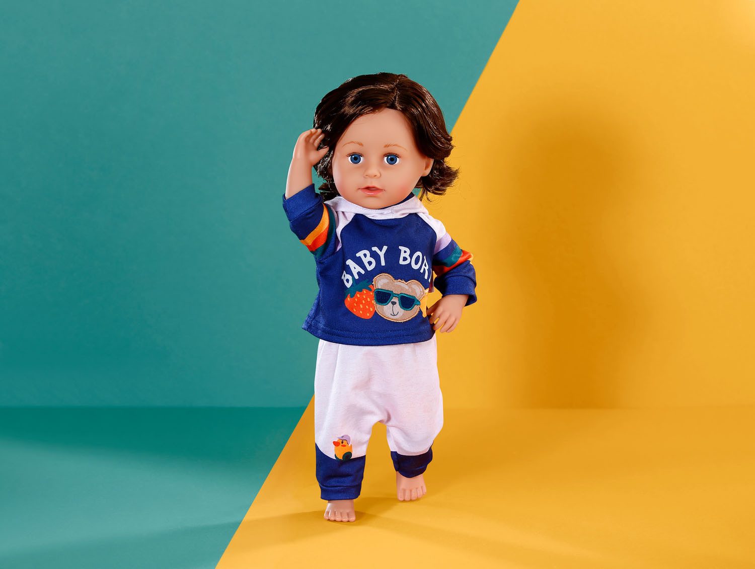 Baby Born Poppenkleding Jogging Anzug Navy, 43 cm
