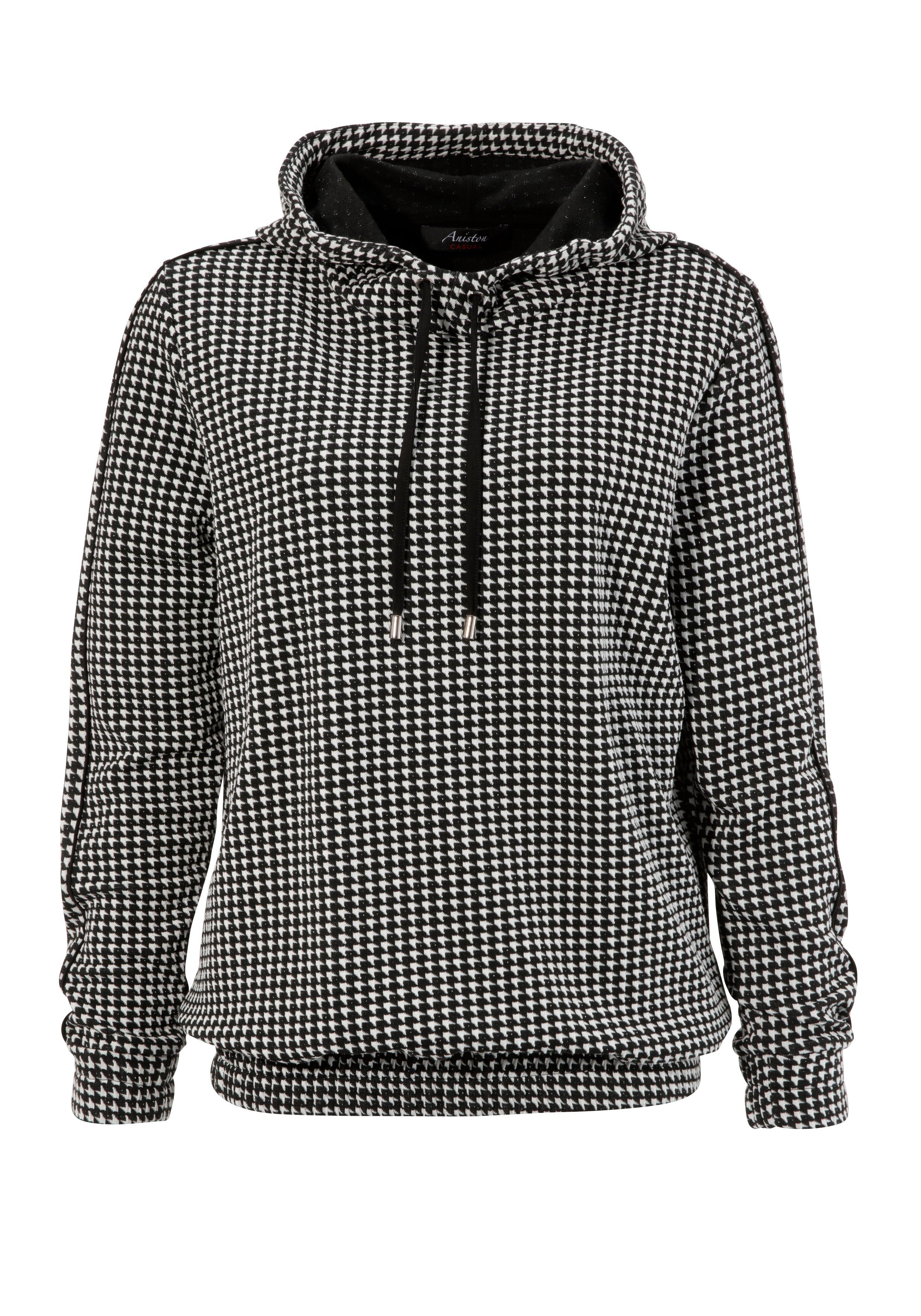 Aniston CASUAL Sweatshirt Capuchon met een bindstrik aan te passen