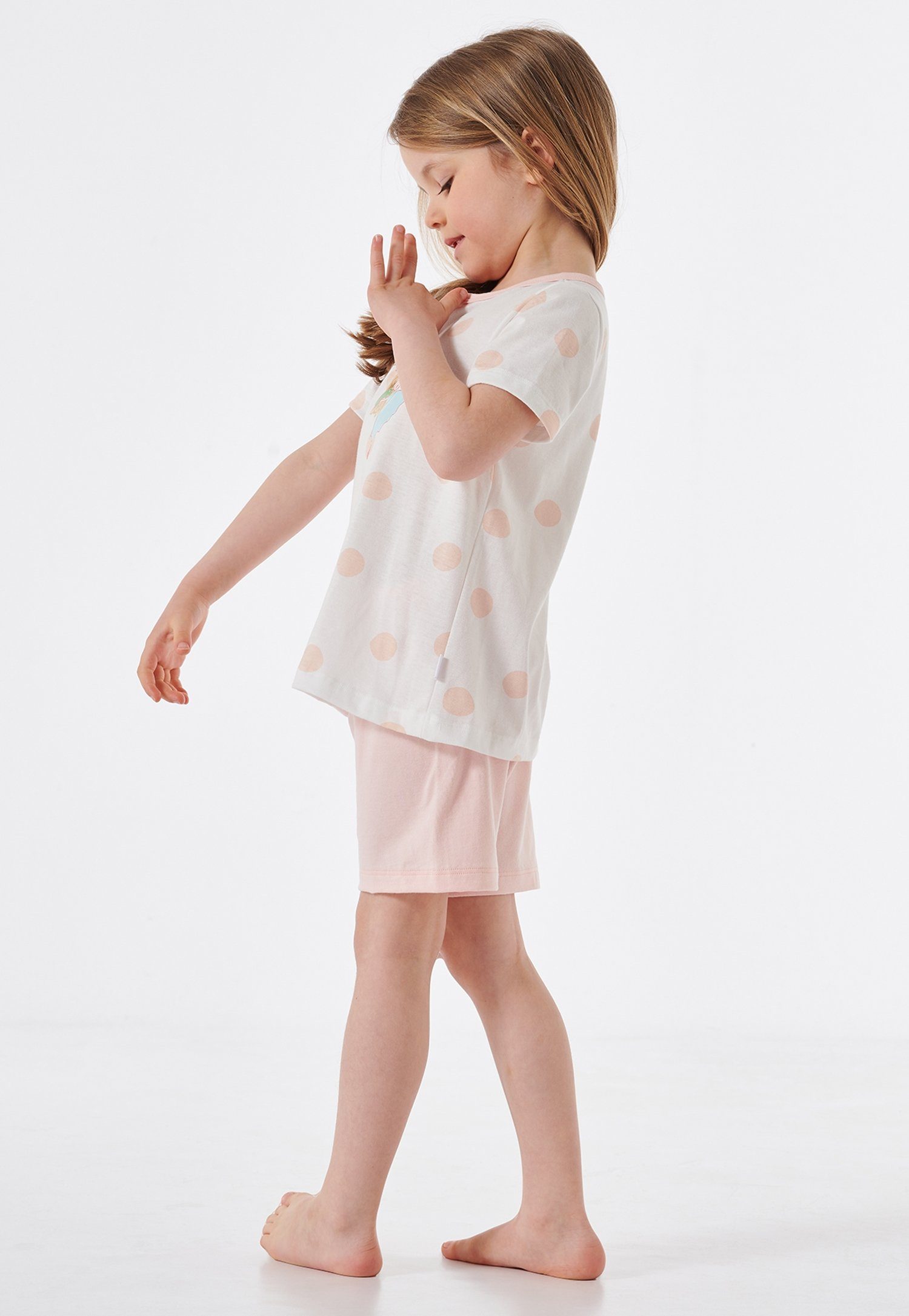 Schiesser Shortama "Casual World" met prinses en kikkerkoning motief (2-delig)