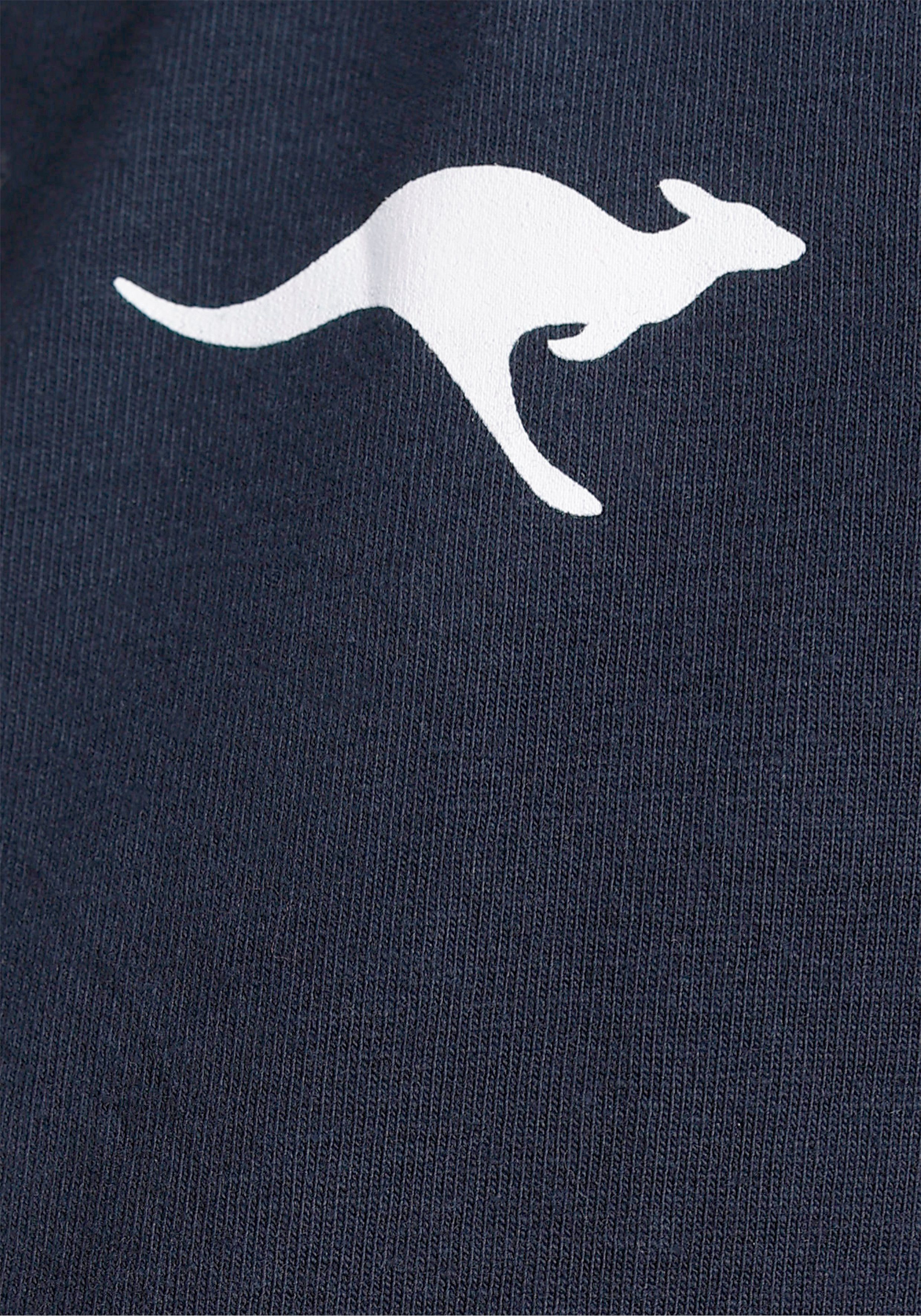 KangaROOS Jerseyjurk knie-vrije lengte, van katoen en elastaan