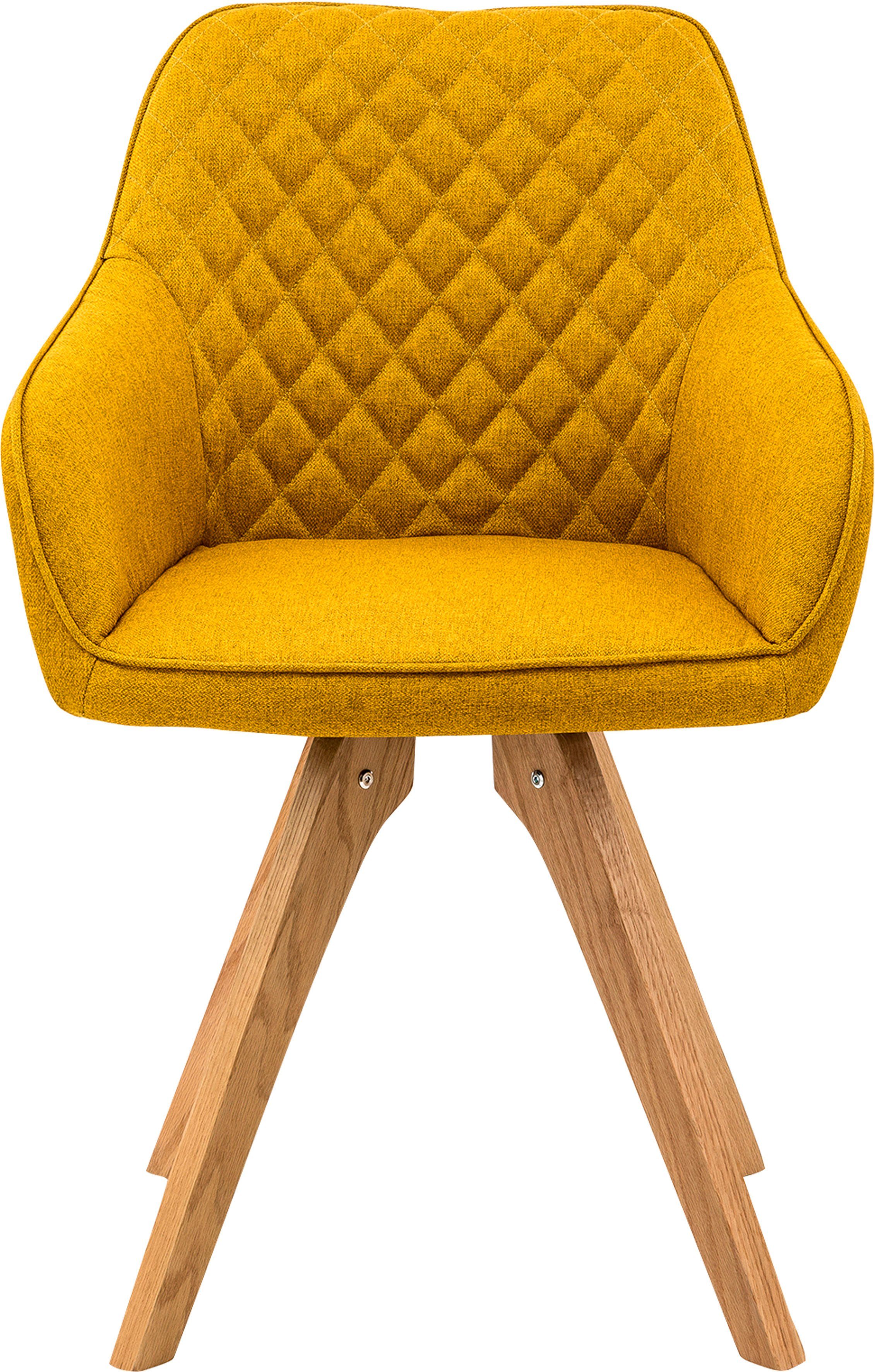 SalesFever Eethoek bestaand uit 4 moderne beklede stoelen en een 180 cm brede tafel (set, 5-delig)