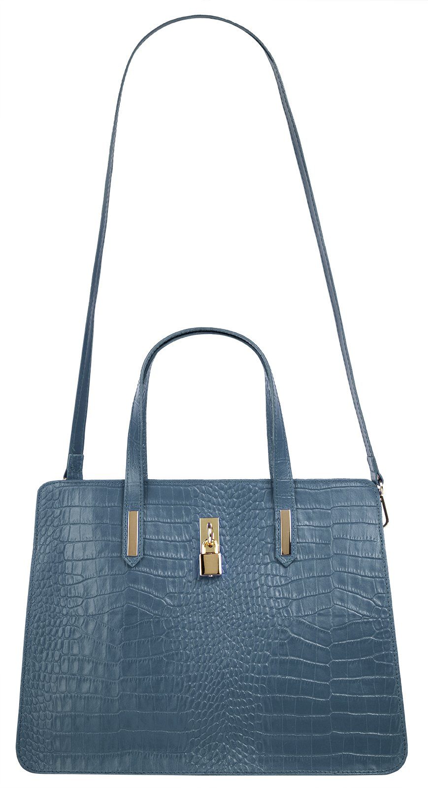 Cluty Tas echt leer, made in italy