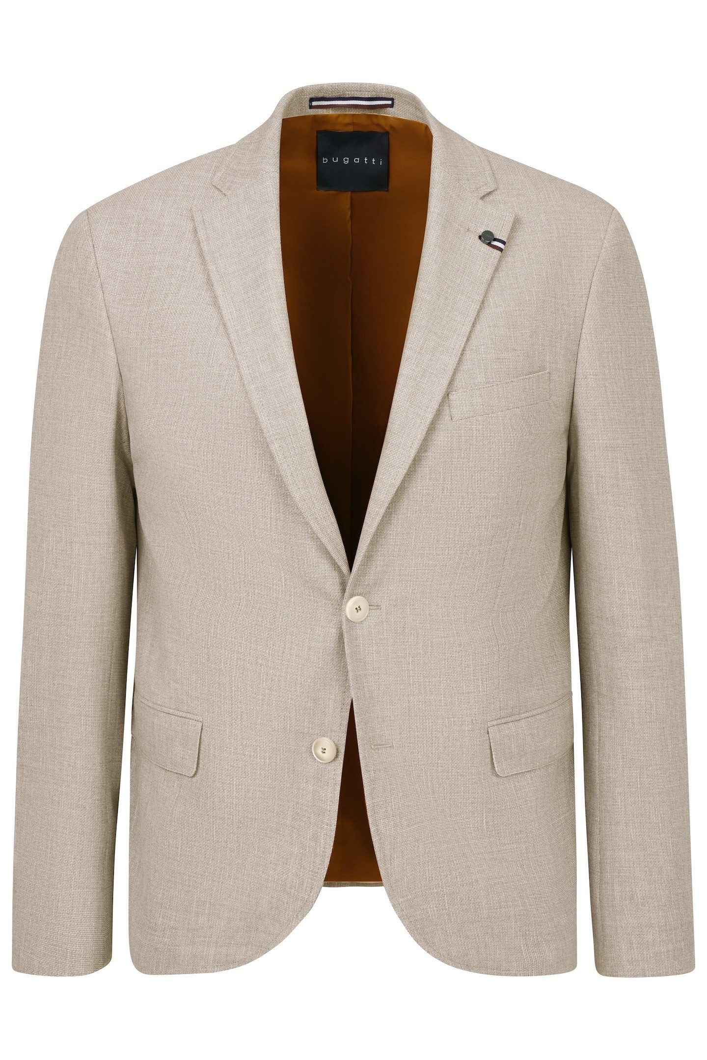 Bugatti Colbert met reverskraag en stretchfunctie heren colberts & blazers maat 48 bruin