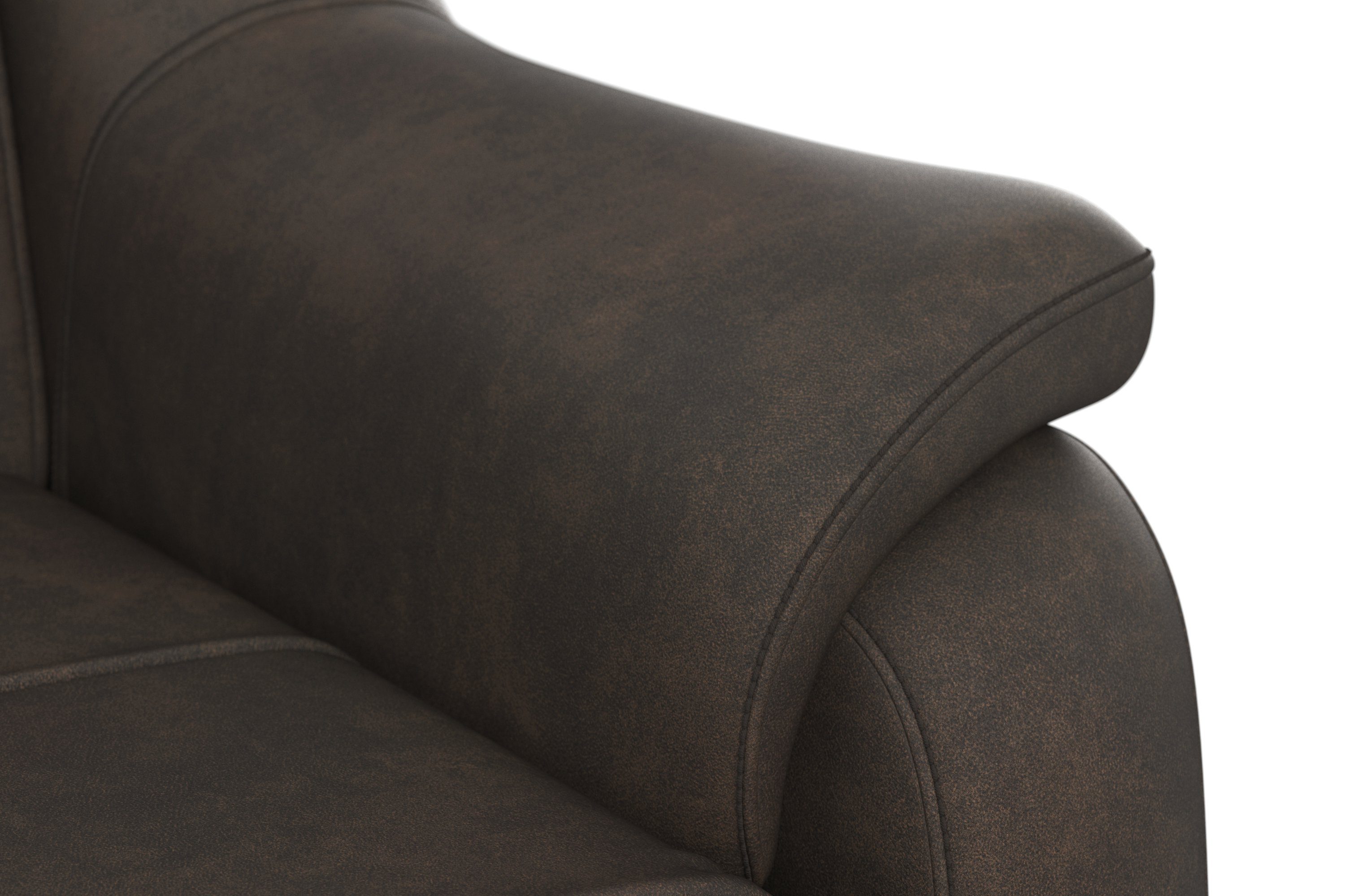 sit&more Hoekbank Freetown L-vorm met verstelbare hoofdsteun en comfortabele binnenvering