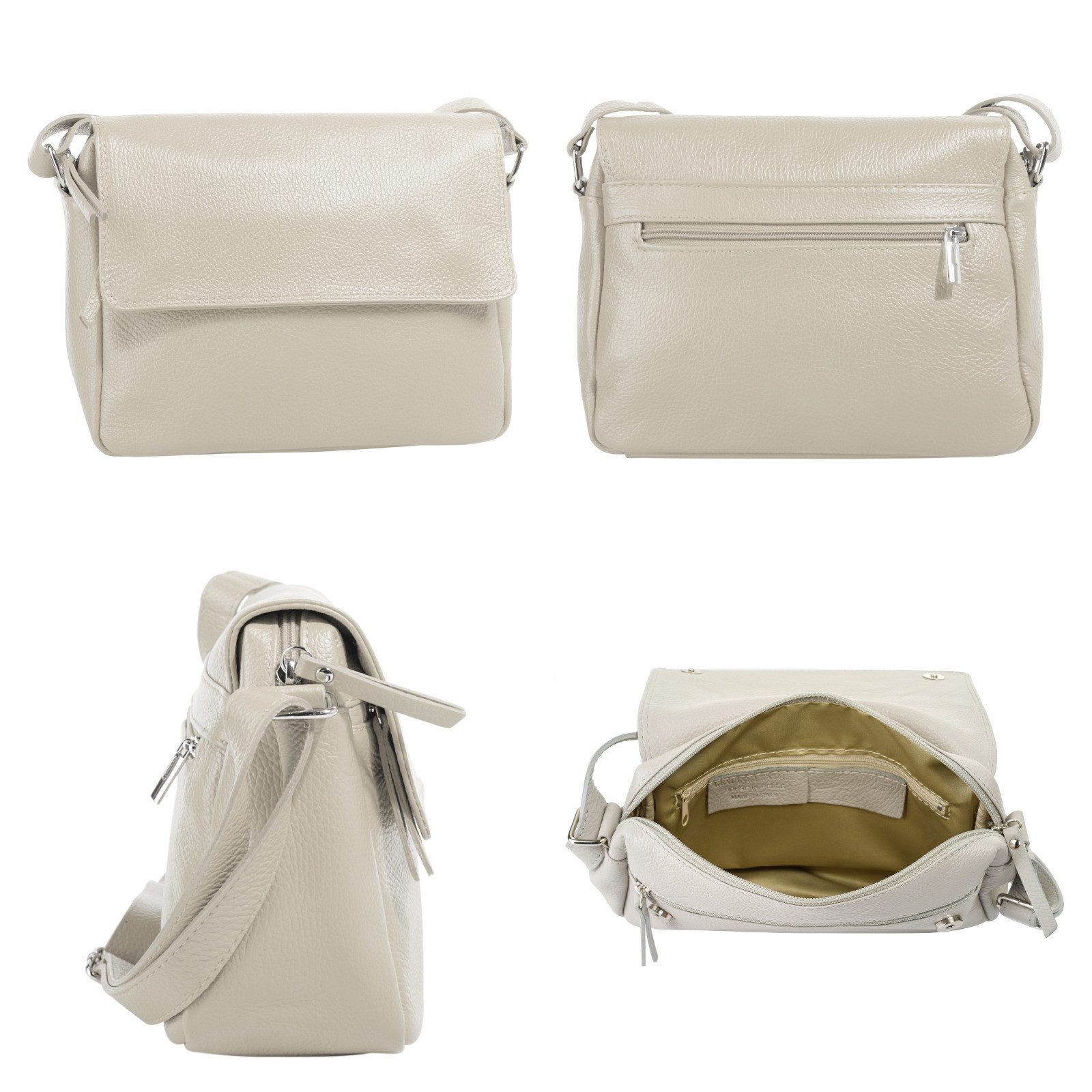 Samantha Look Schoudertas echt leer, made in italy