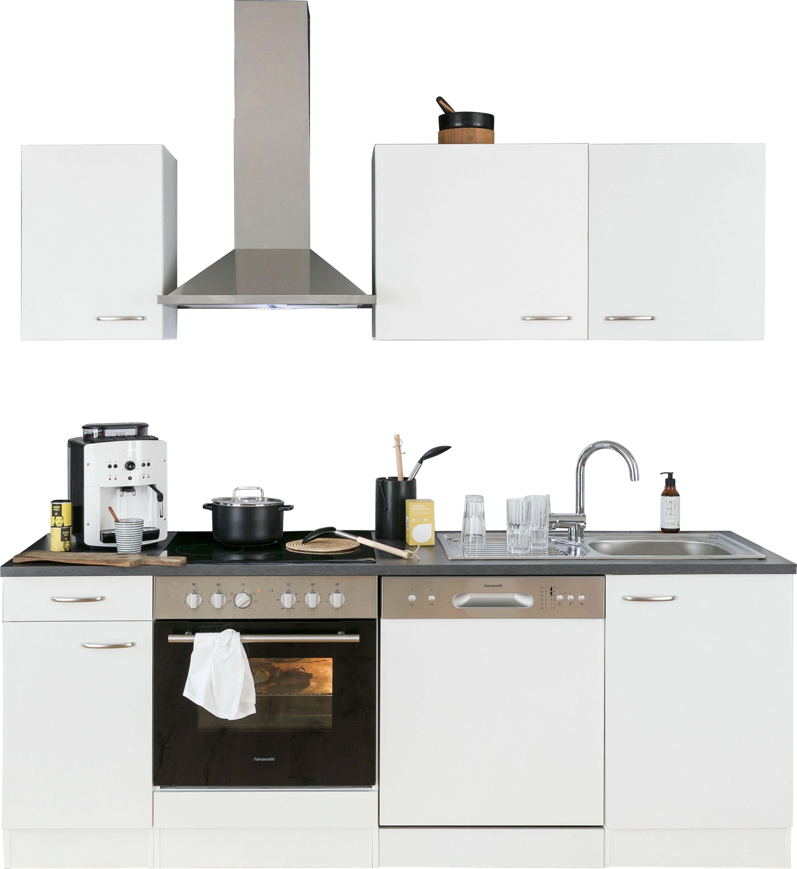 OPTIFIT Keukenblok Parare zonder elektrische apparaten, breedte 210 cm