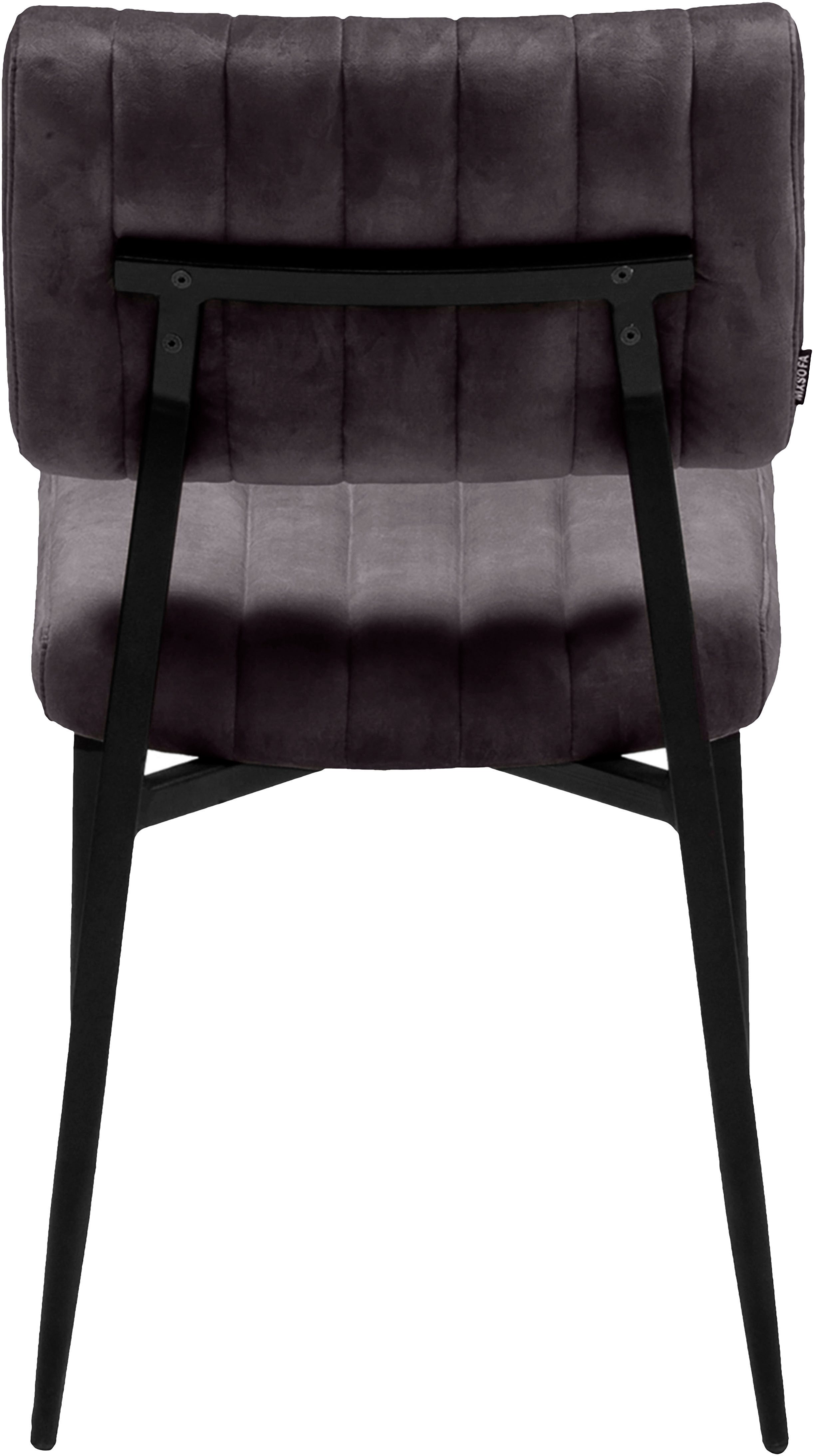 OMG Design Eetkamerstoel Ivan onderhoudsvriendelijk velvet bekleding, keukenstoel (set)