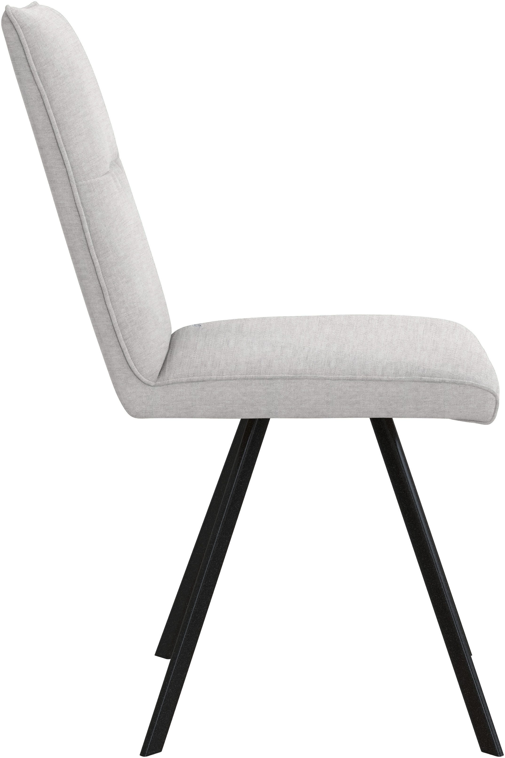 Home affaire Stoel met 4 poten Sava Metalen frame (set, 2 stuks)