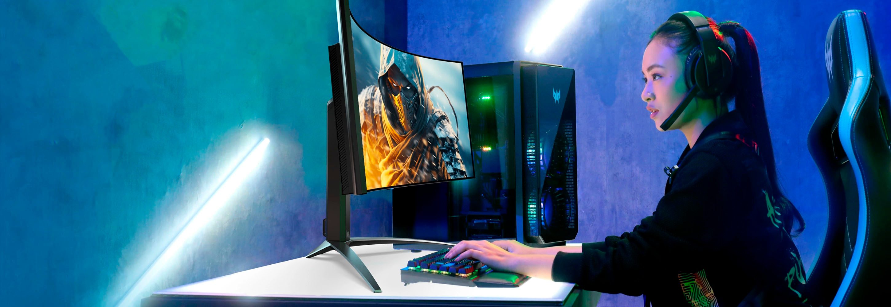Acer OLED-monitor X39bmiiphuzx, 99 cm / 39", UWQHD