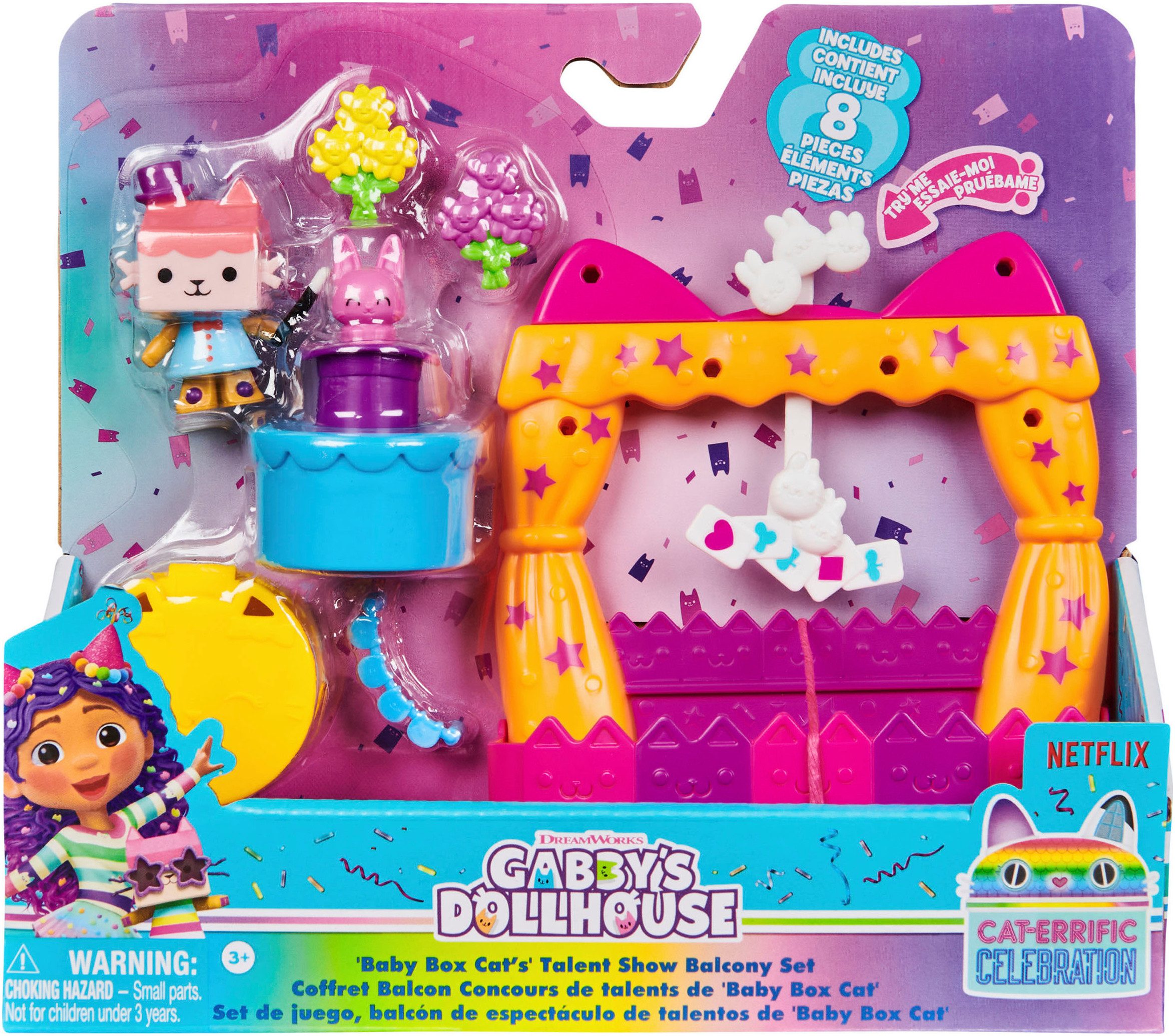 Spin Master Speelwereld Gabby's Dollhouse – Balcony Decoration Pack - Baby Box