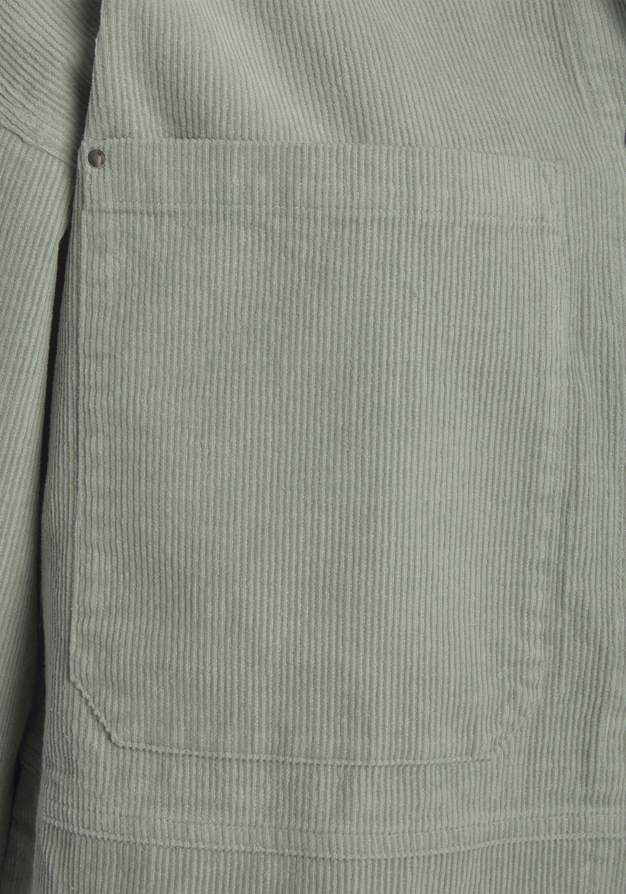 Buffalo Cordjasje met opgestikte zakken, oversized overhemdjack, casual zomerjack
