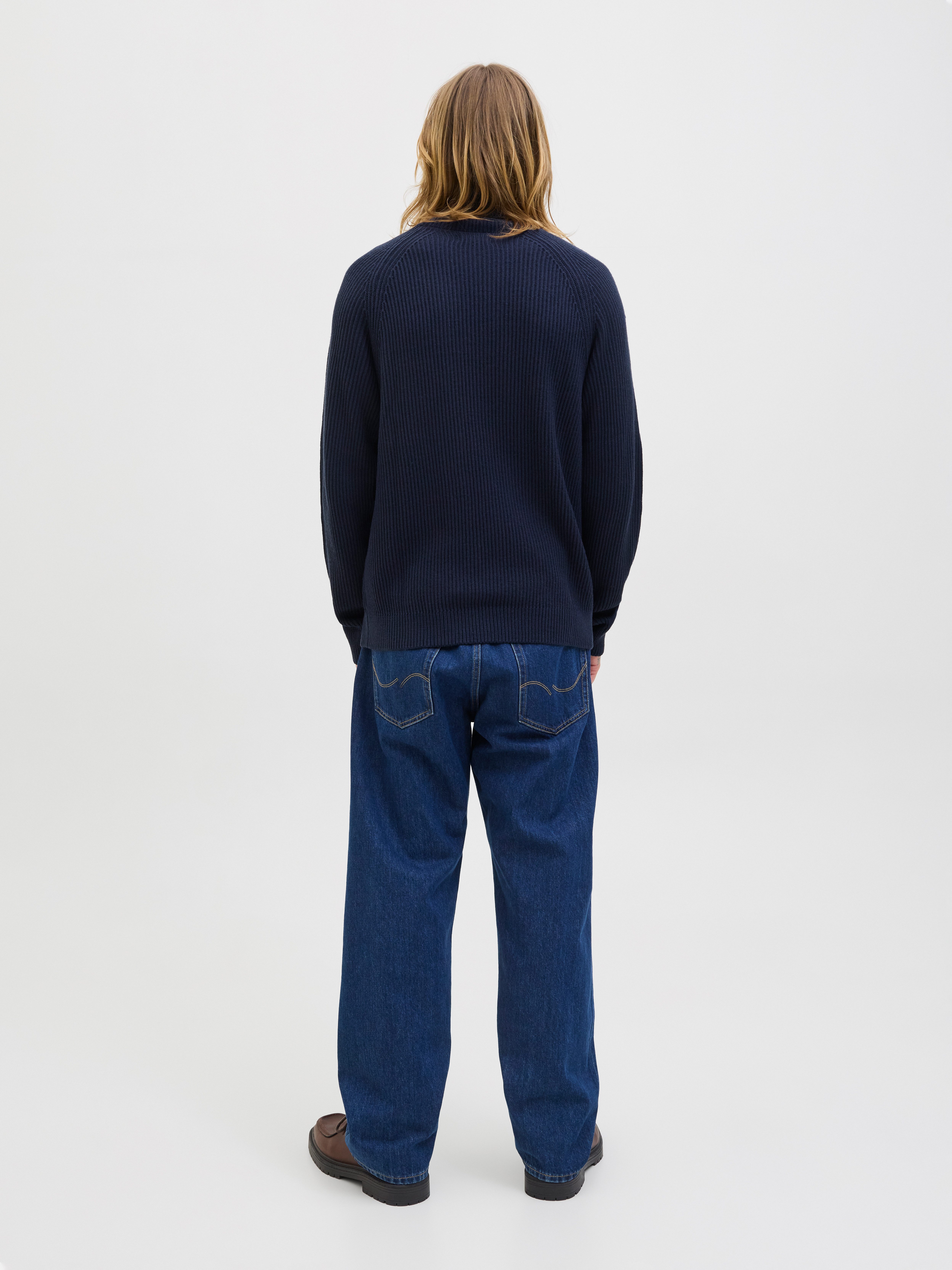 Jack & Jones Coltrui JJPANNEL KNIT ROLL NECK AW25
