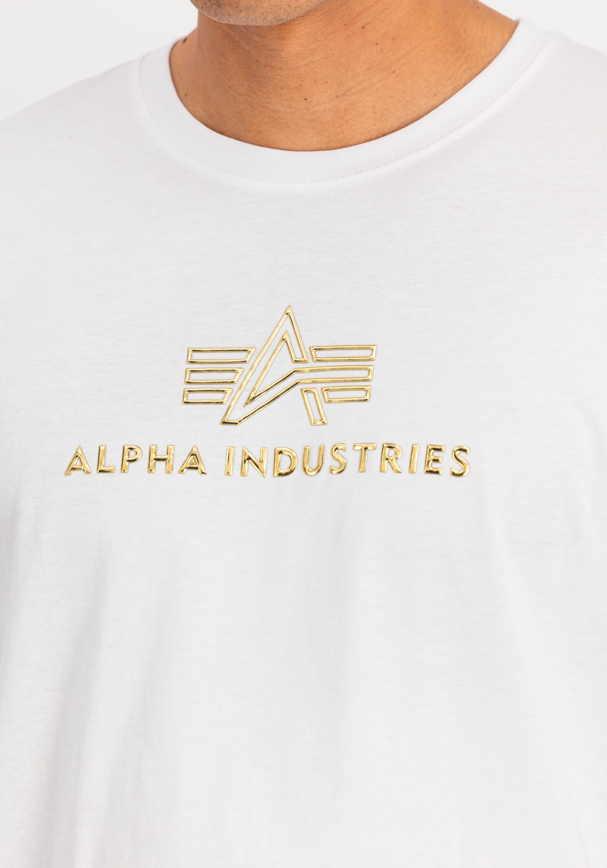 Alpha Industries T-shirt Basic Mid Logo TPU T-Shirt