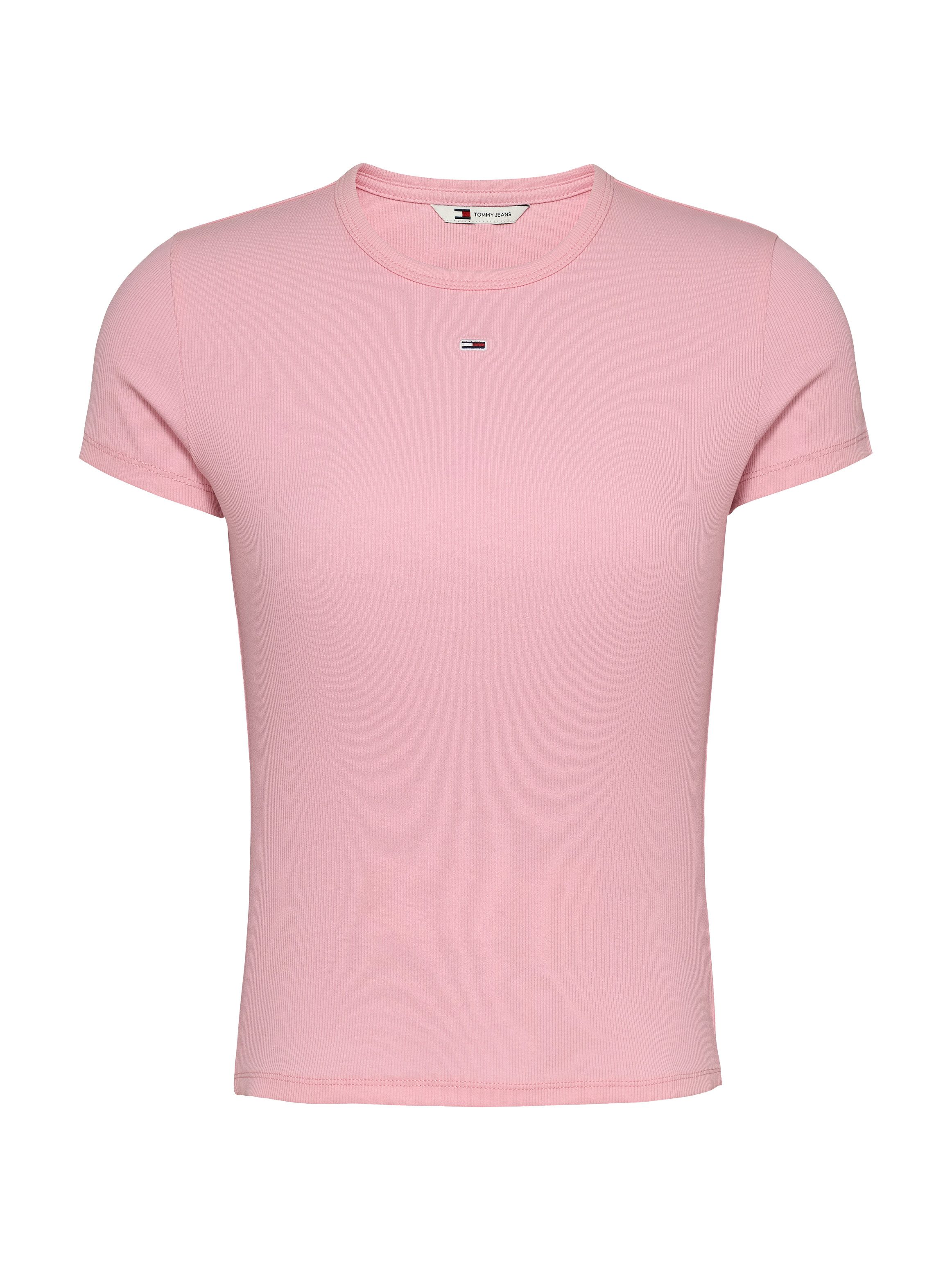 TOMMY JEANS T-shirt TJW SLIM ESSENTIAL RIB SS