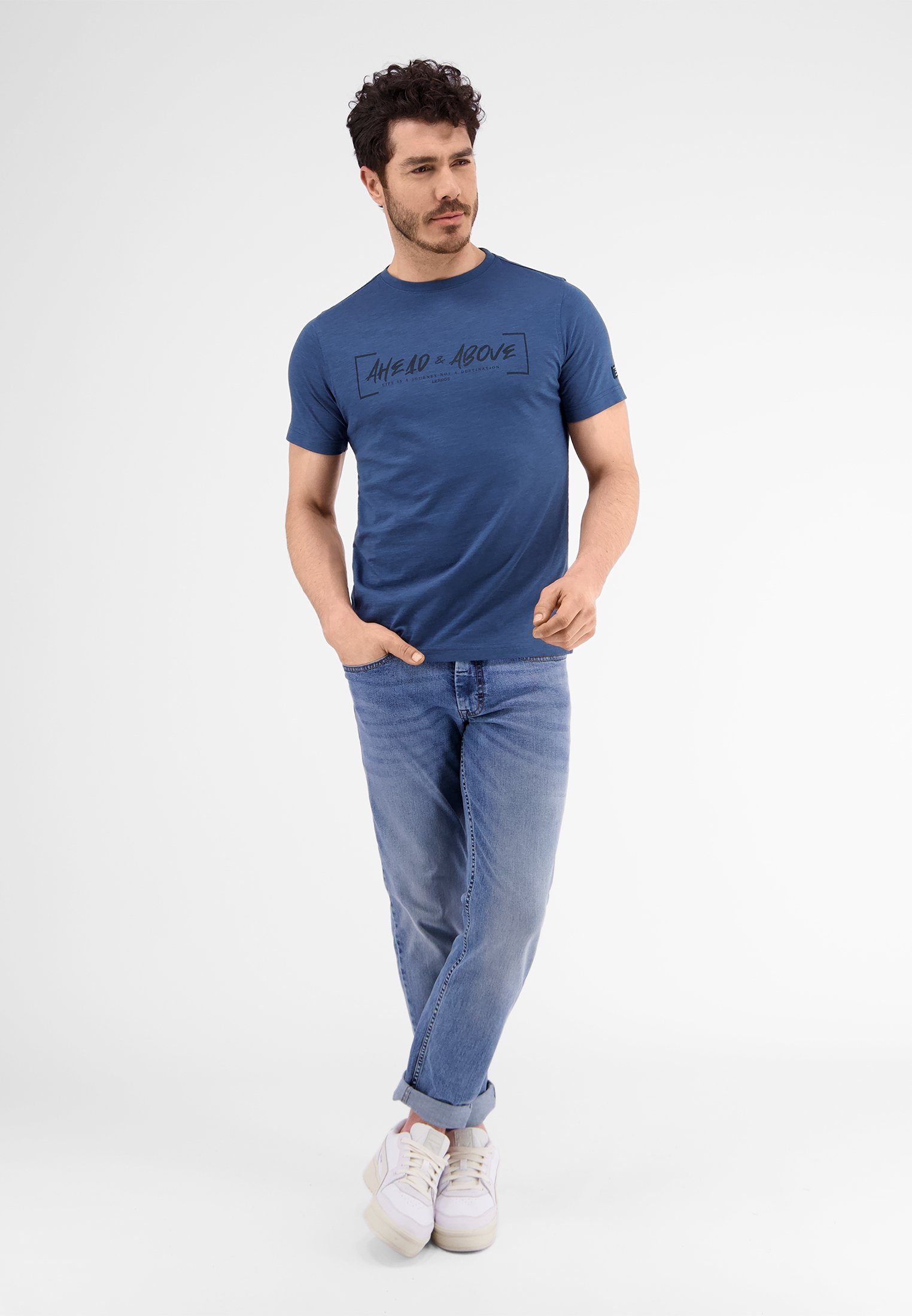 Lerros T-shirt LERROS T-shirt *Ahead & Above*