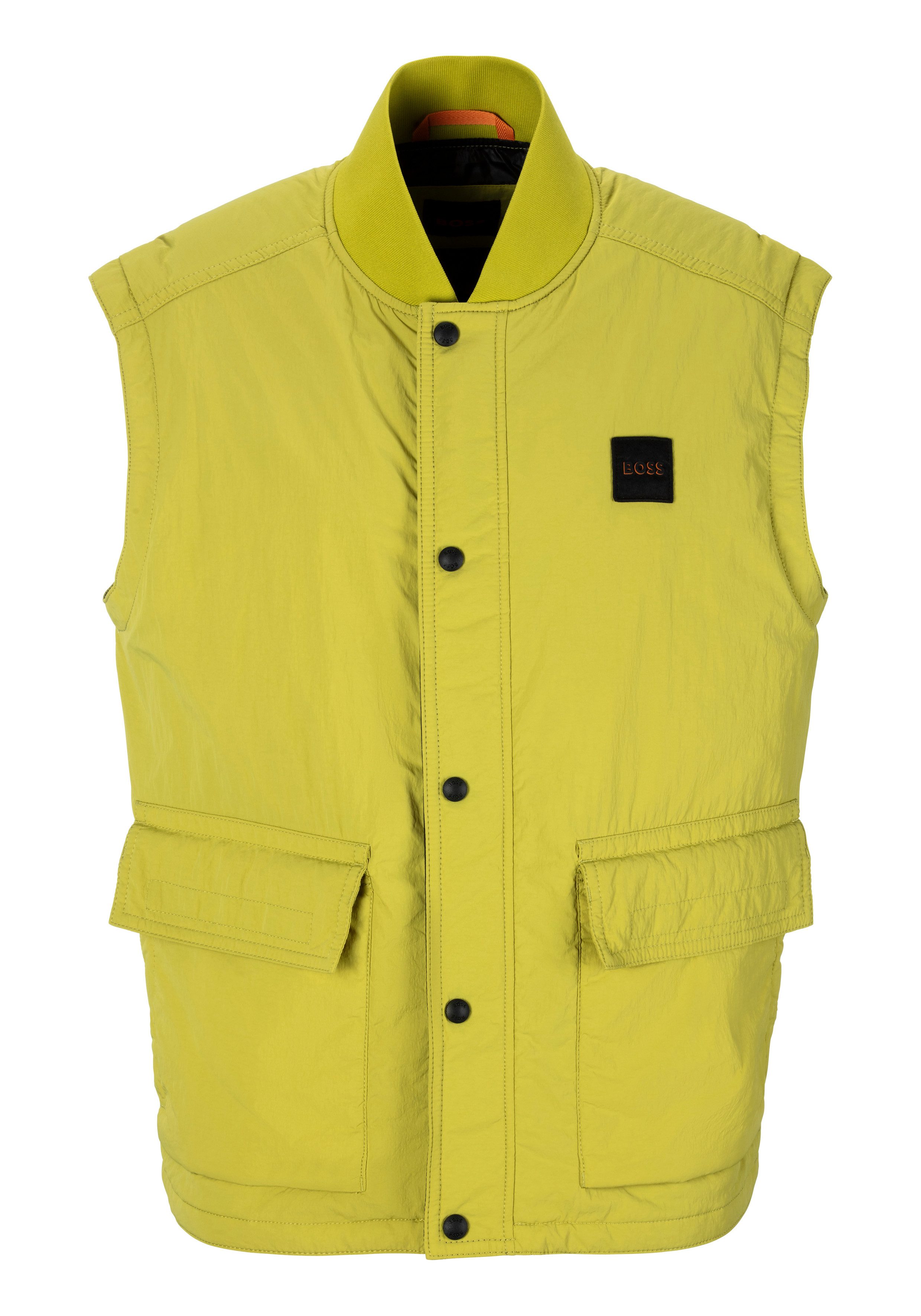 Boss Orange Korte bodywarmer Ocomo1-W met merklabel