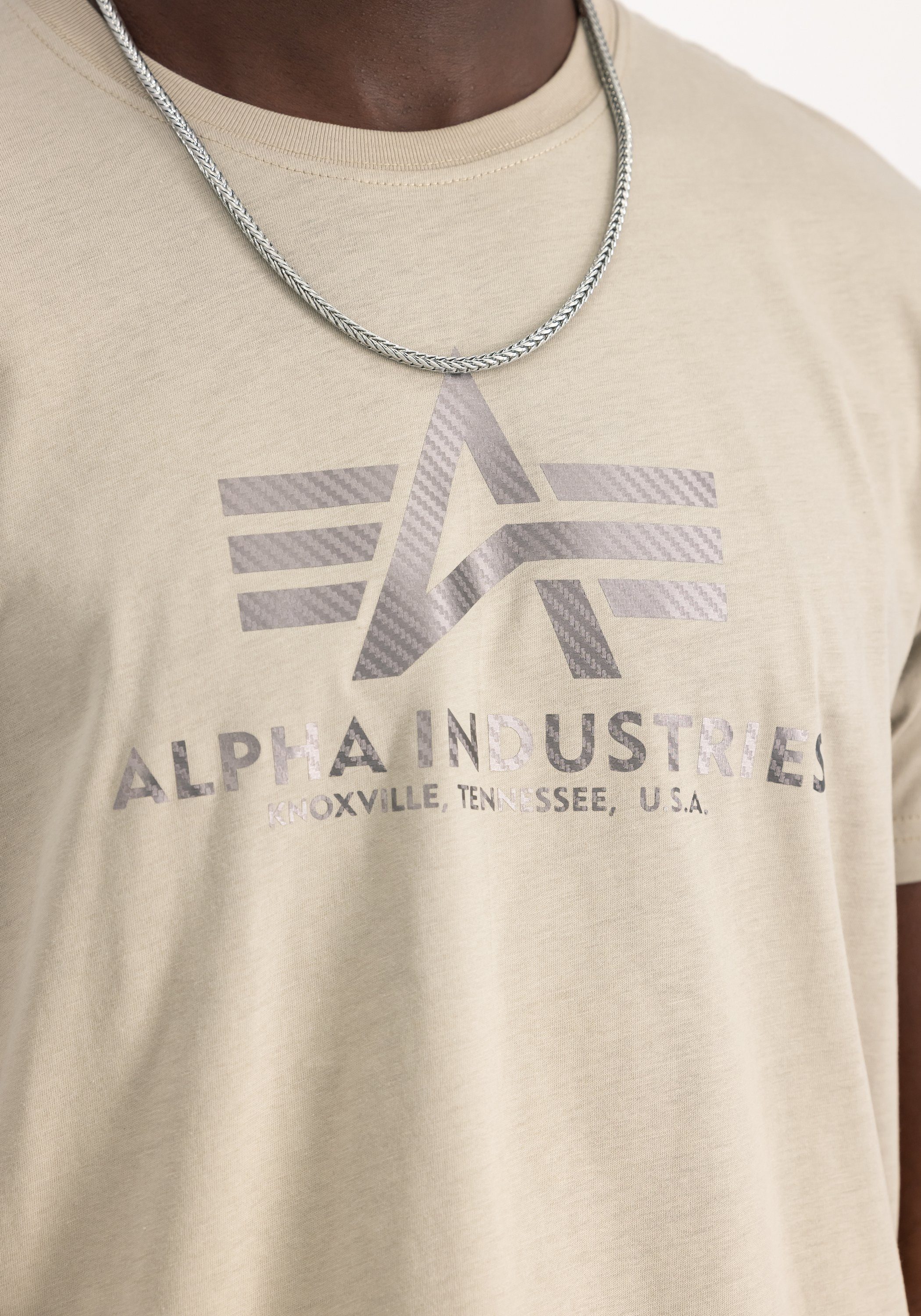 Alpha Industries T-shirt Alpha Industries Men - T-Shirts Basic T-Shirt BL Carbon