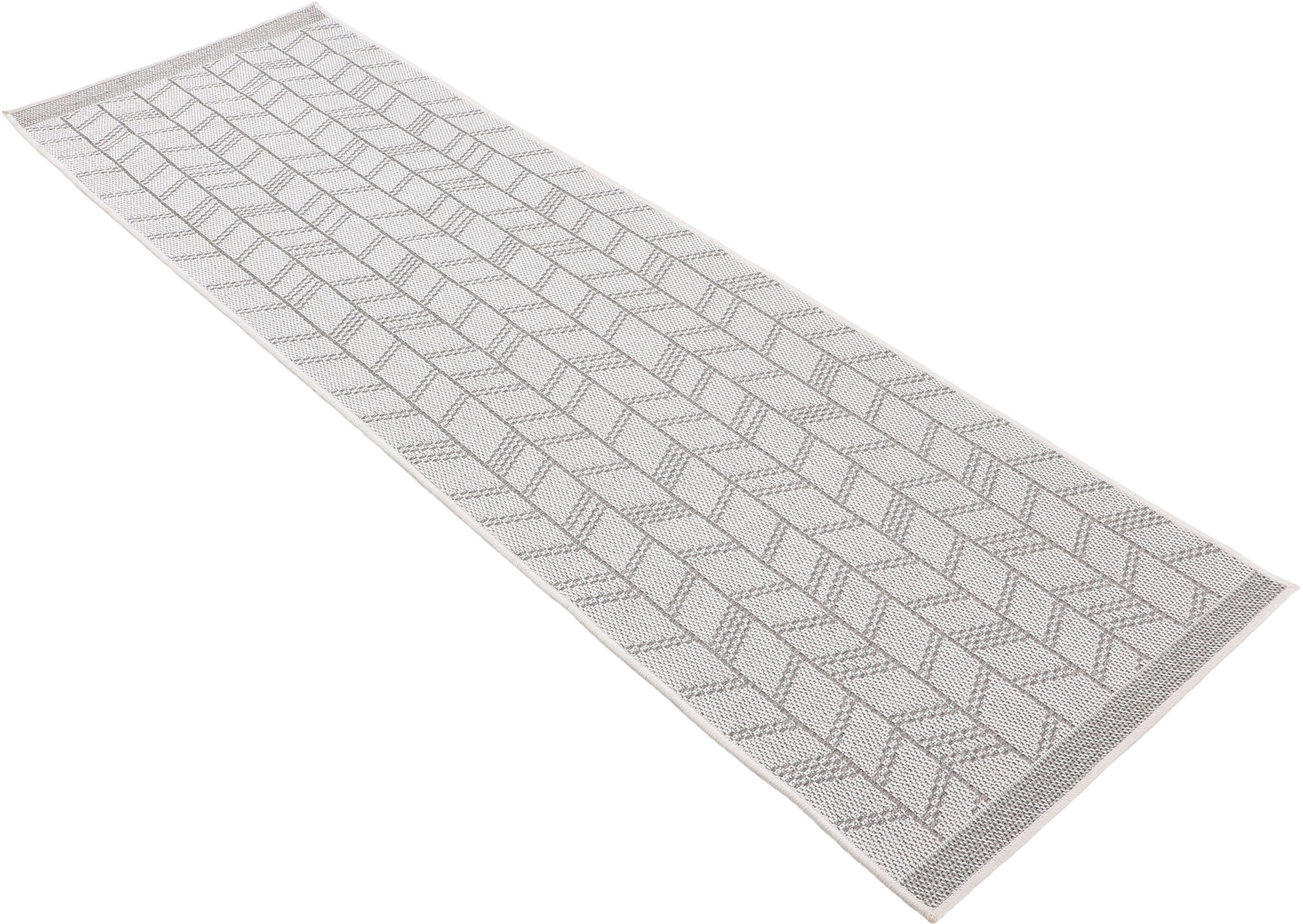 carpetfine Loper Boho 102 robust vlakweefsel, sisal look, uv-bestendig, buitenruimte