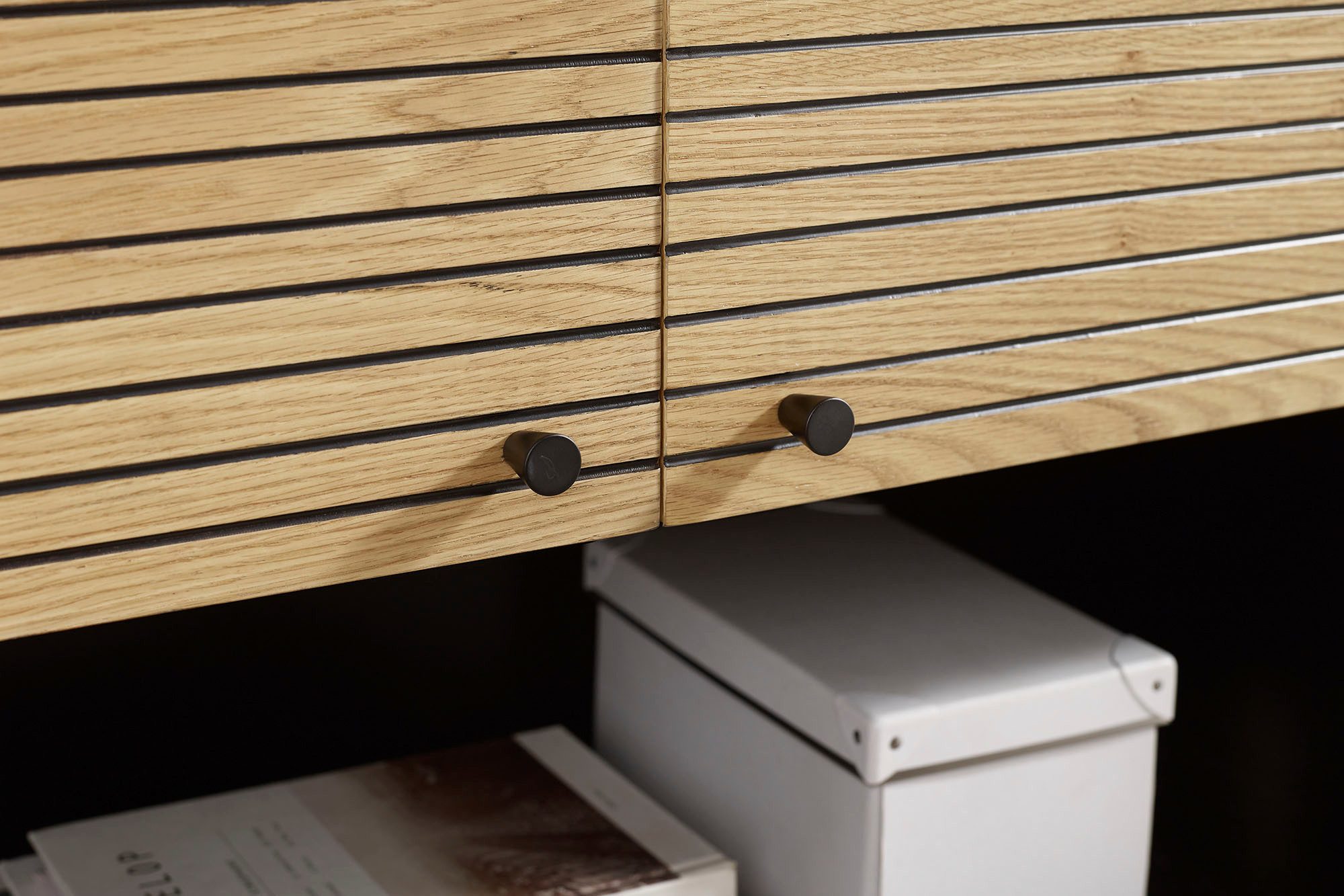 SalesFever Highboard Opbergkast in Scandi-design, breedte 100 cm
