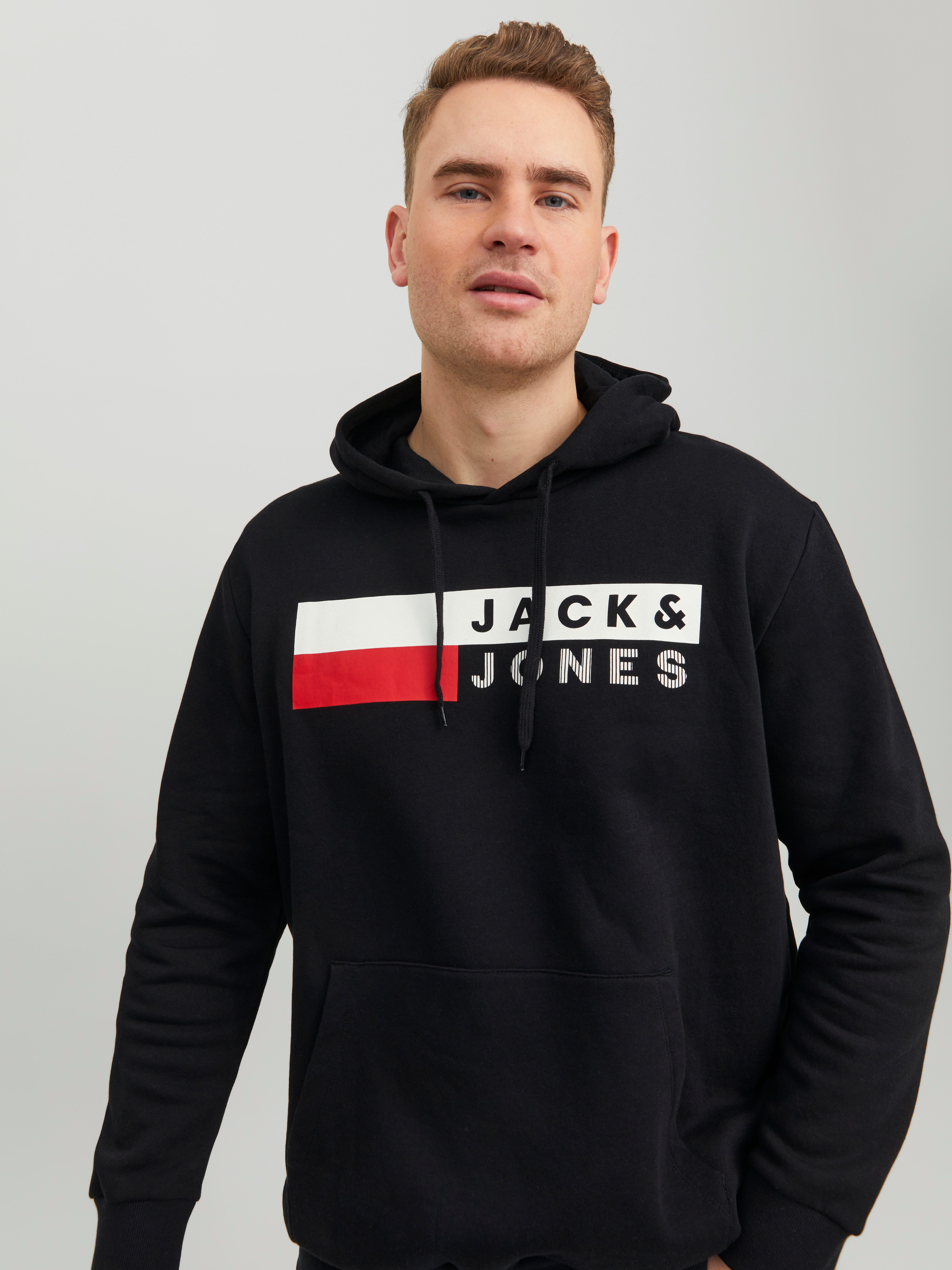 Jack & Jones PlusSize Hoodie JJECORP LOGO SWEAT HOOD NOOS PLS