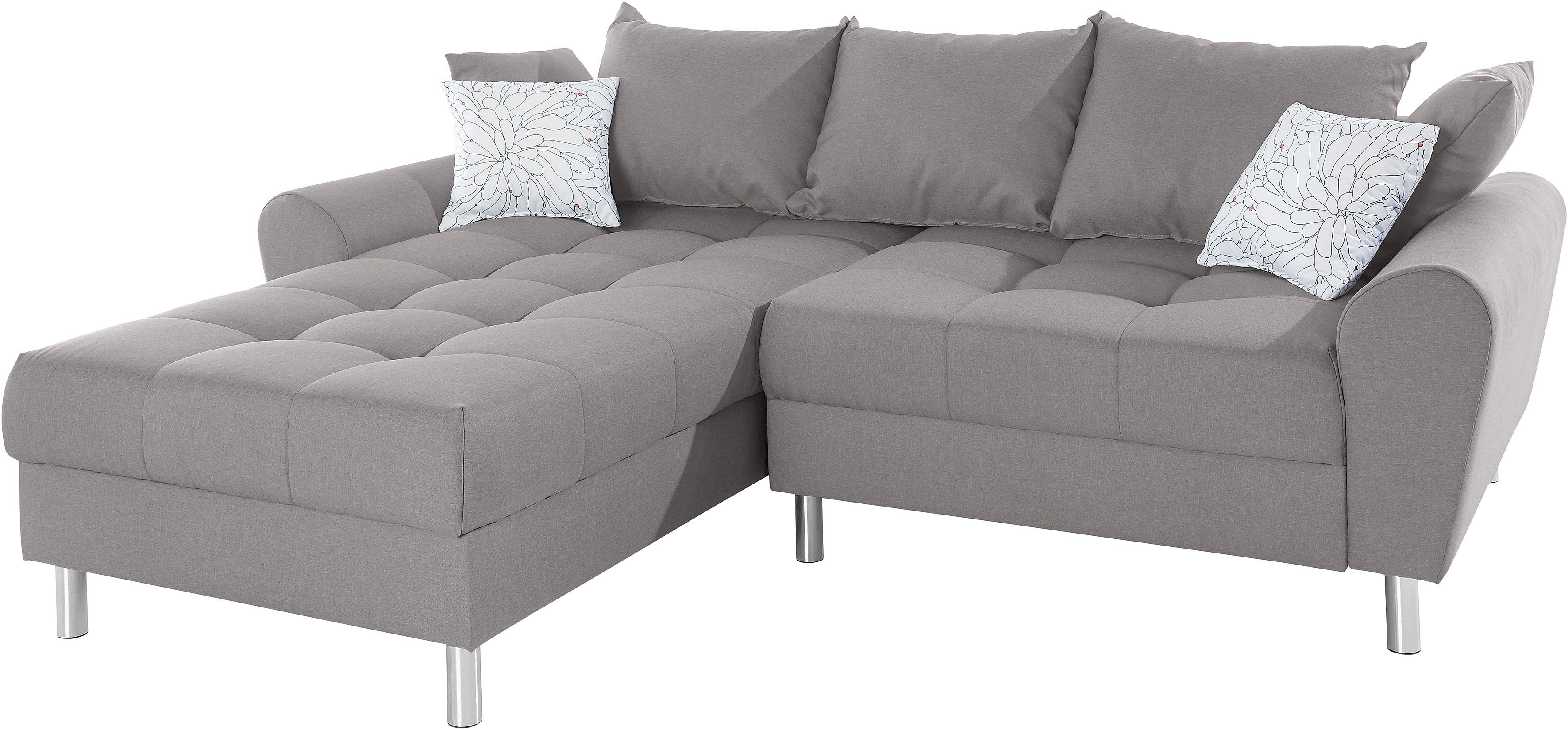 COLLECTION AB Hoekbank Rada L-vorm inclusief hocker, slaapfunctie en binnenvering