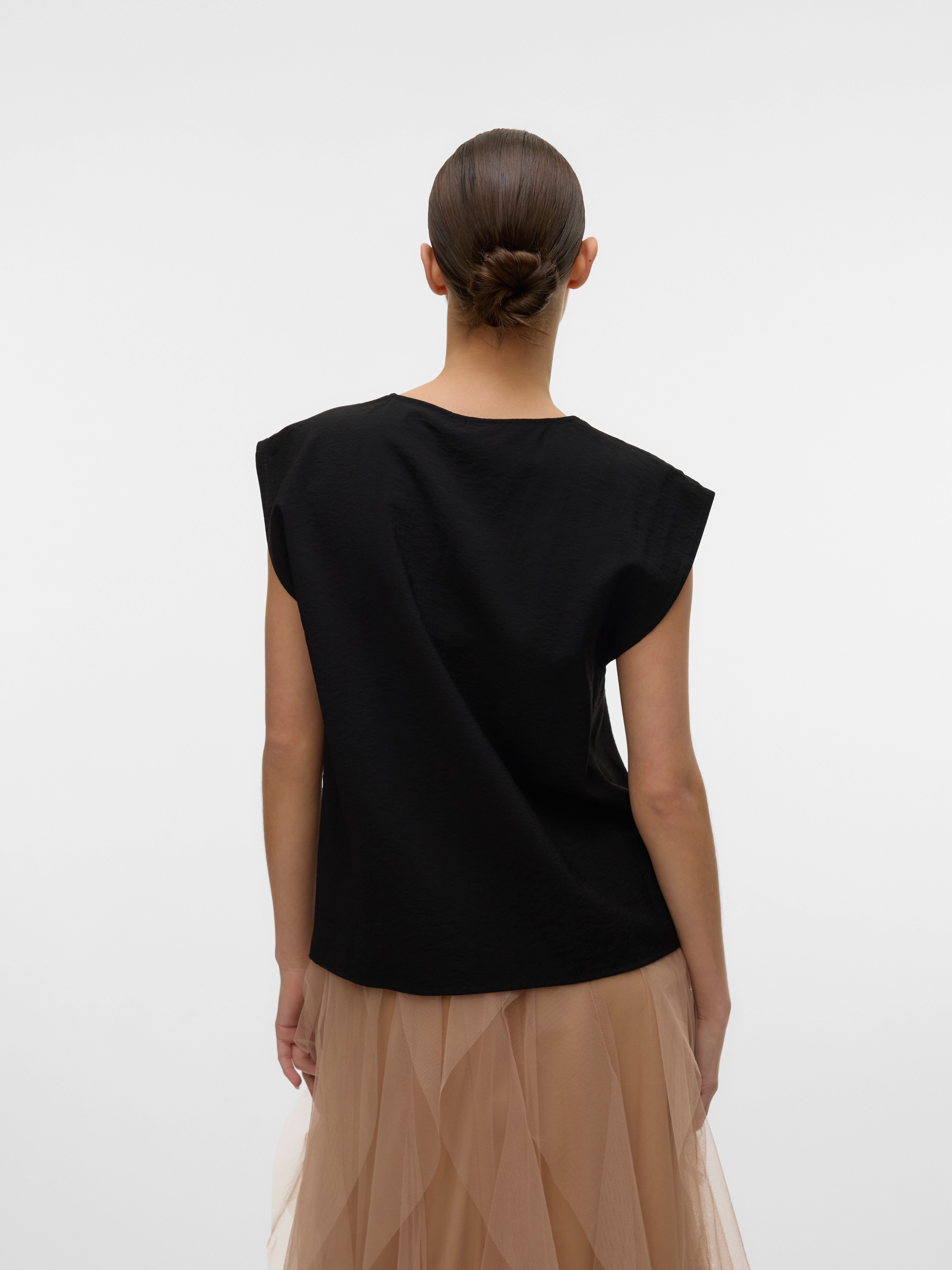 Vero Moda Kanten top VMSAFA SL V-NECK LACE TOP WVN GA NOOS