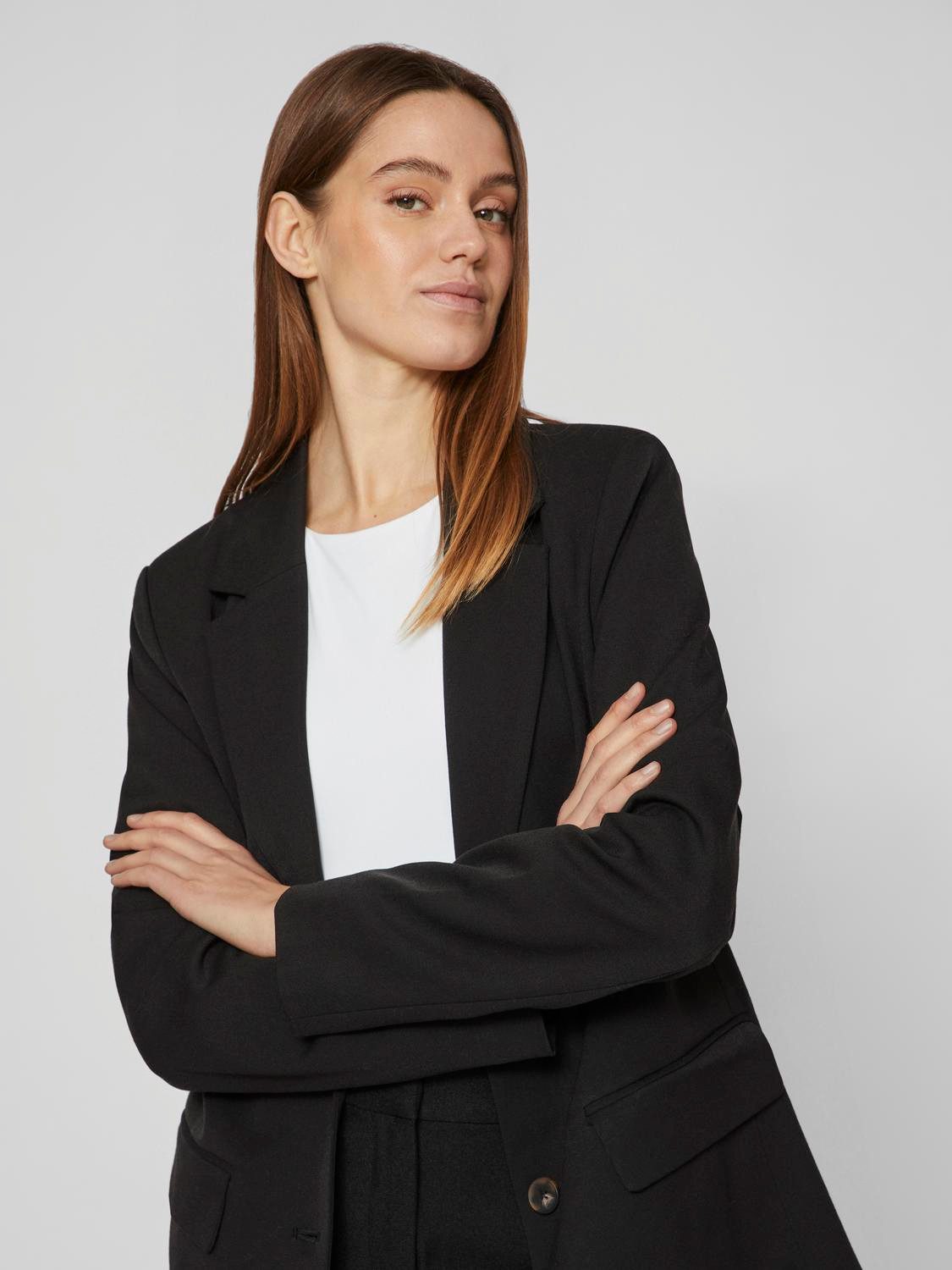 Vila Lange blazer VIVARONE LOOSE BLAZER-NOOS
