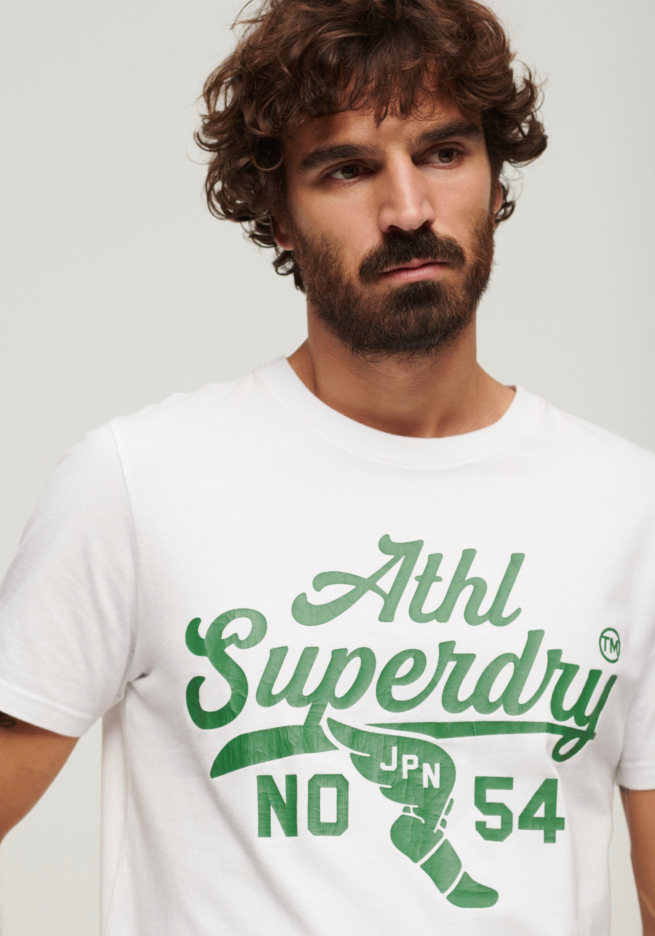 Superdry Shirt met korte mouwen SD-TRACK & FIELD ATH GRAPHIC TEE